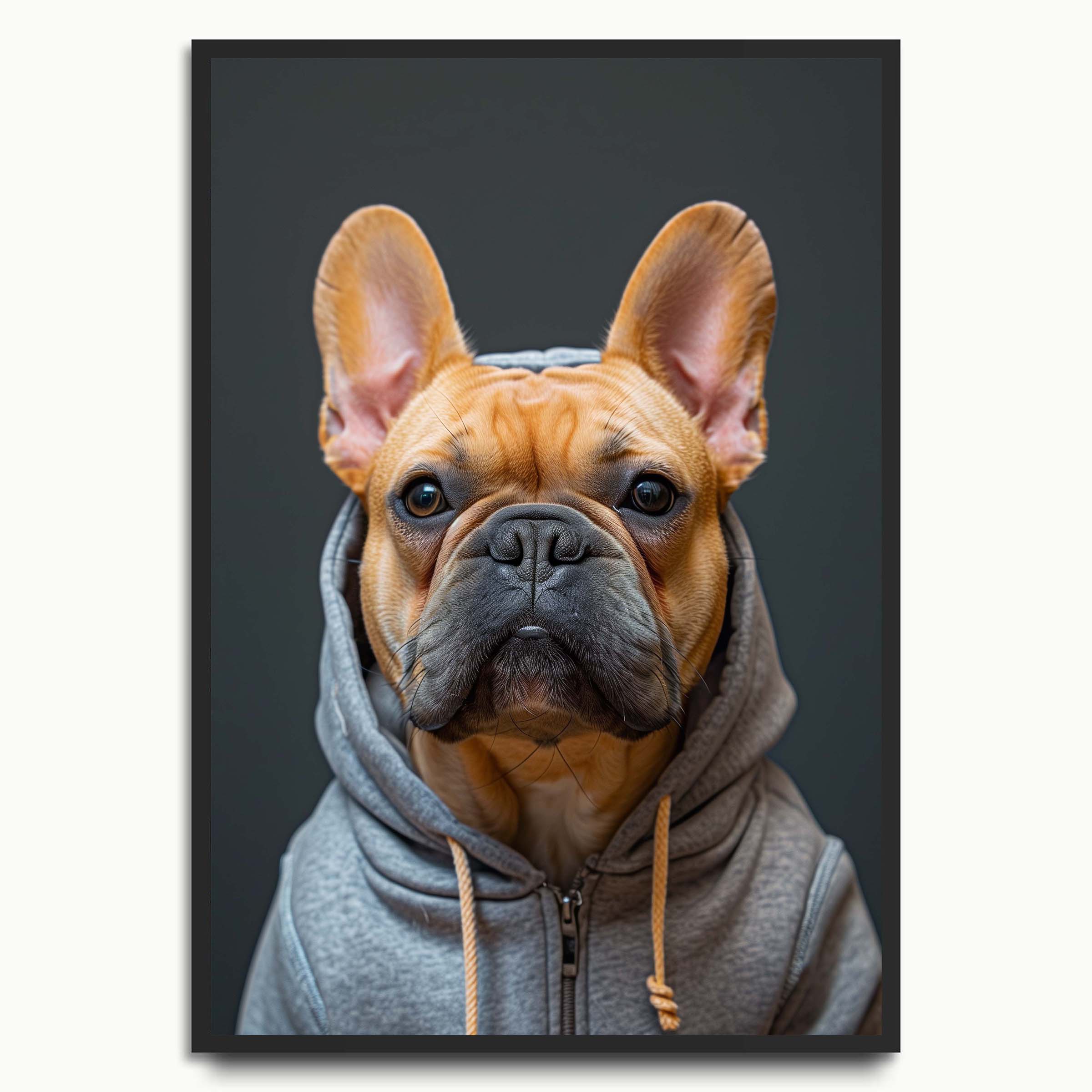 Hooded French Bulldog