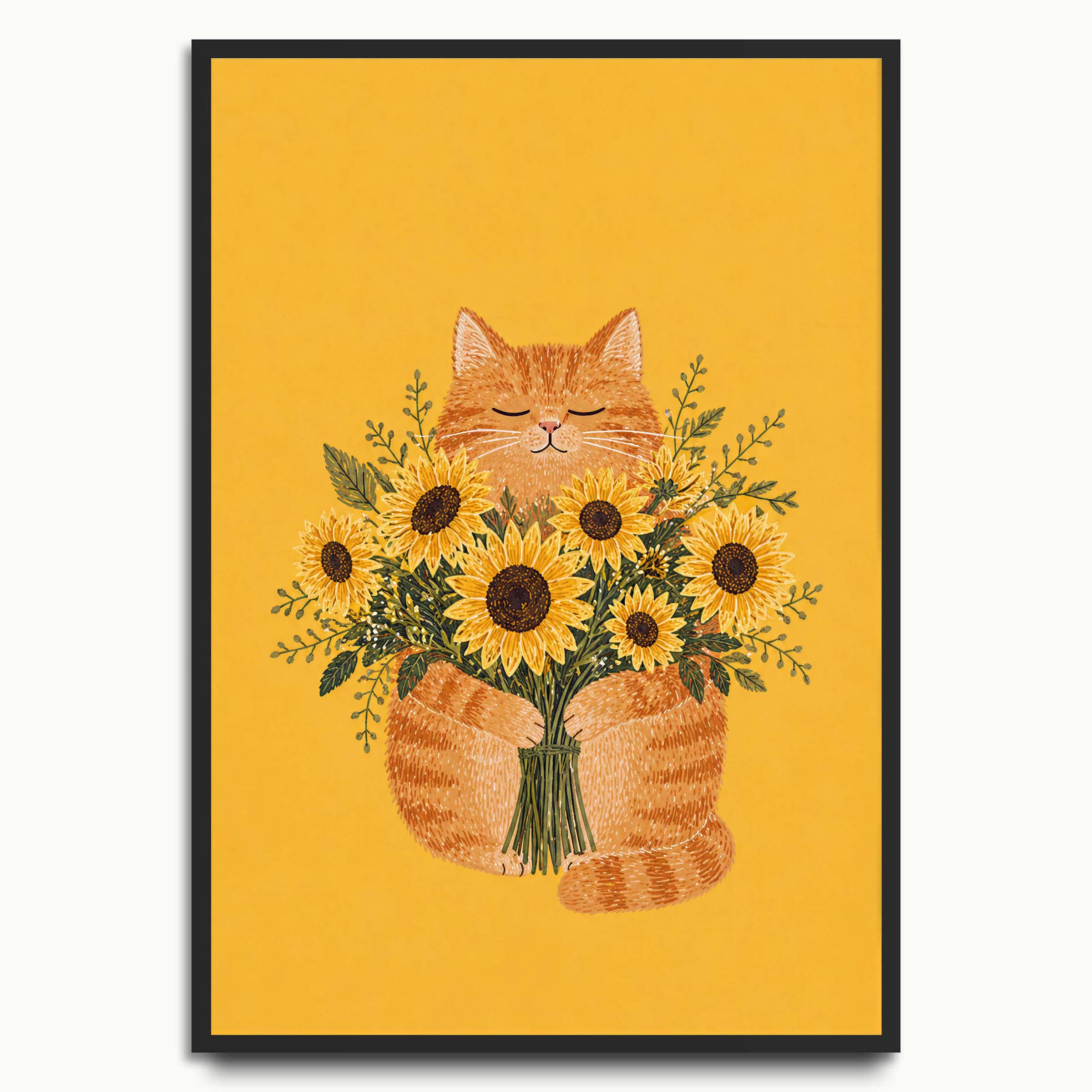 Sunflower Cat