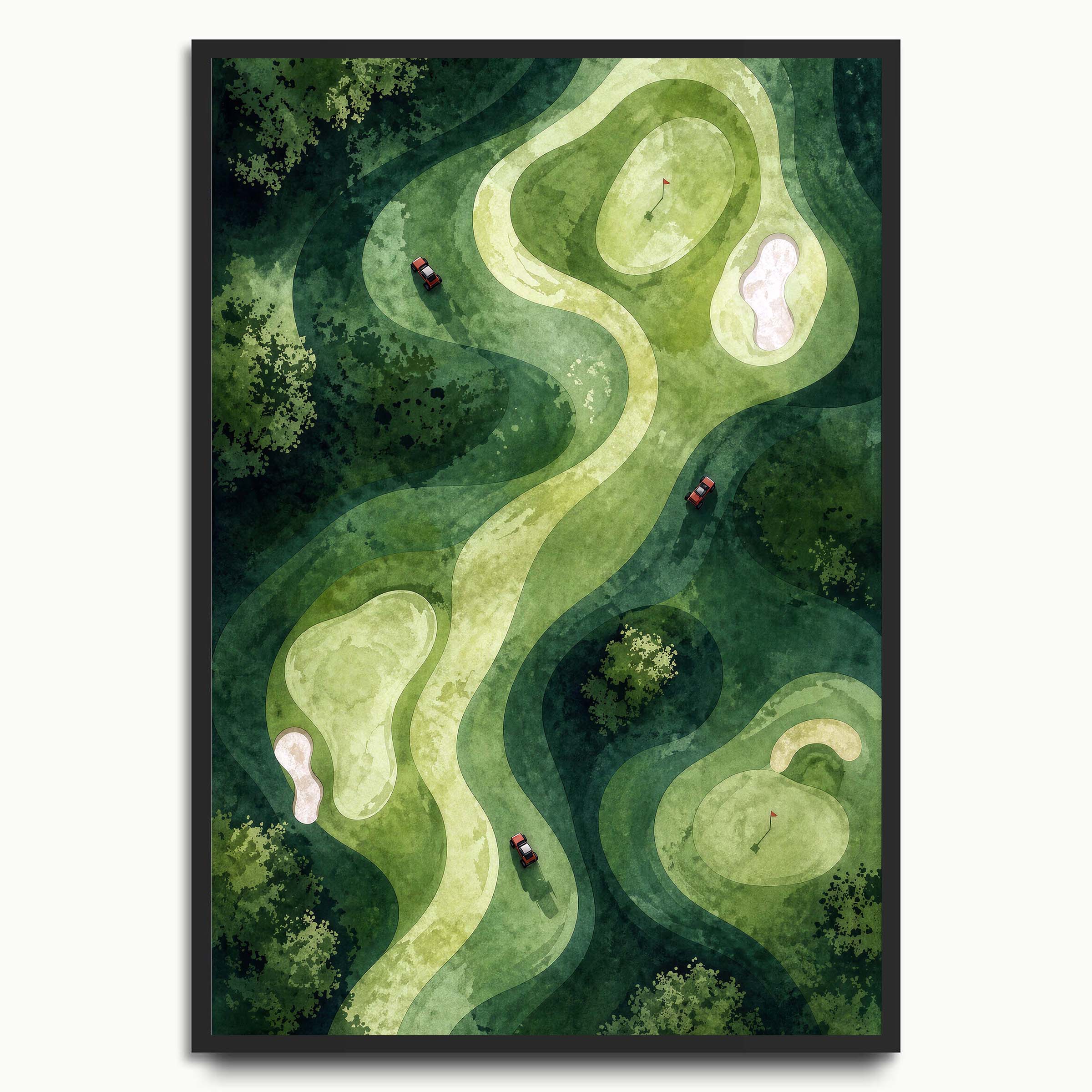 Green Fairway Curves