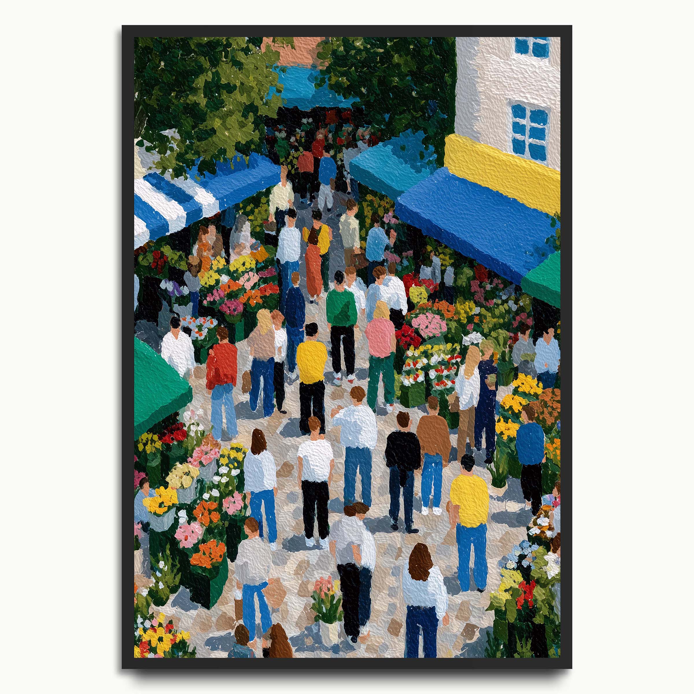 Market Day Crowd