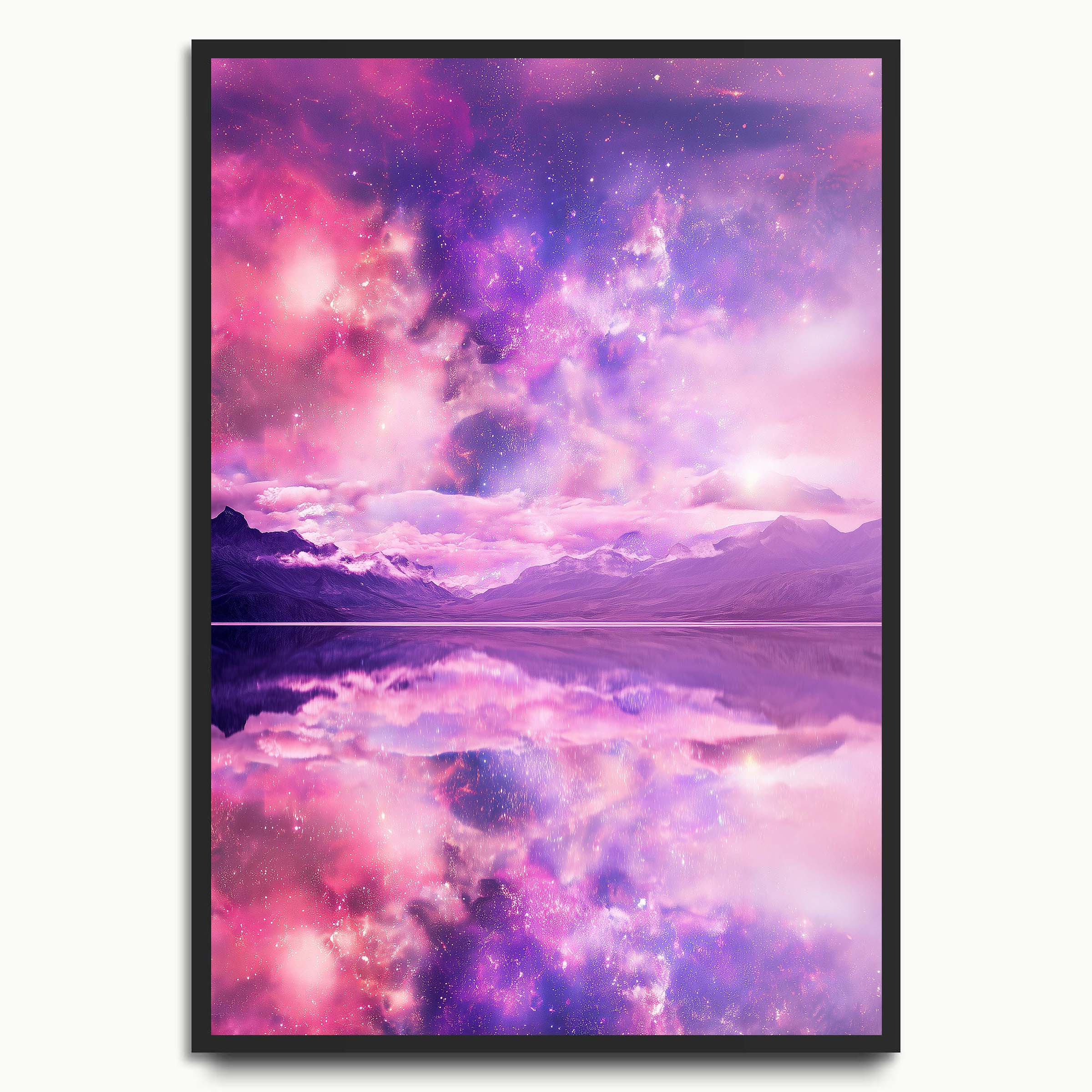 Violet Lakeside Sky