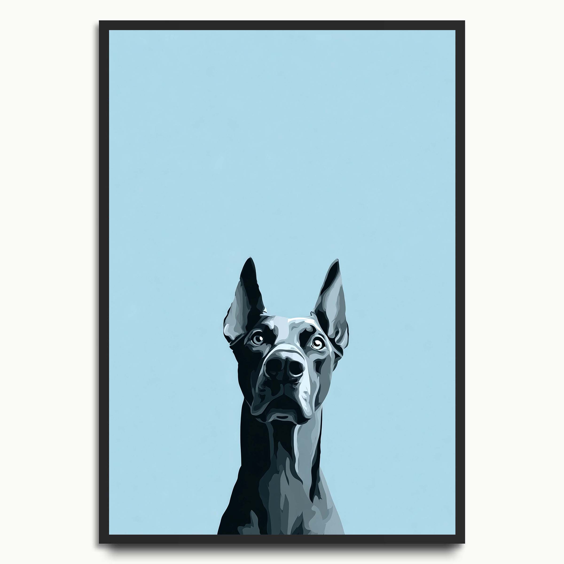 Elegant Hound Portrait