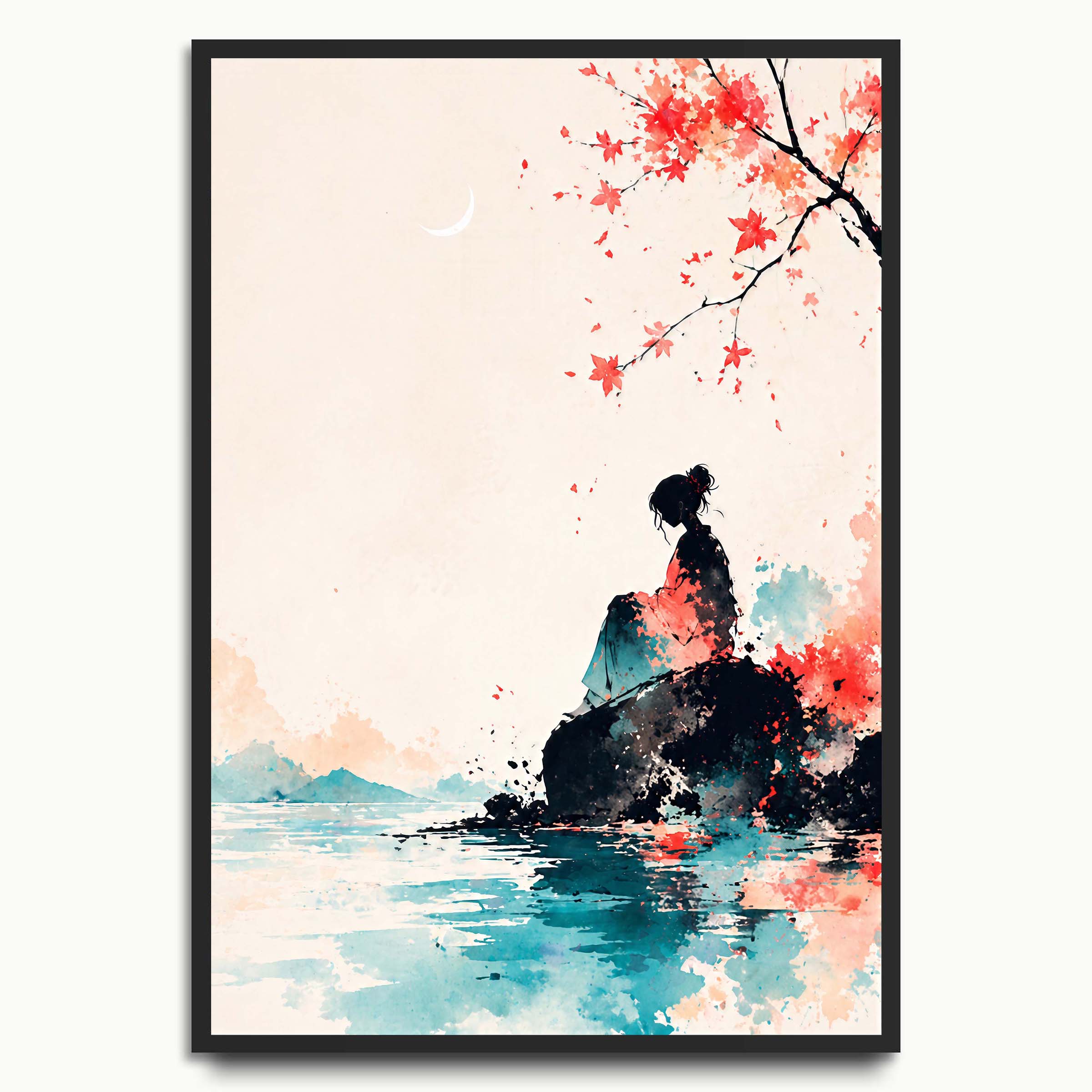 Crimson Blossom Shore