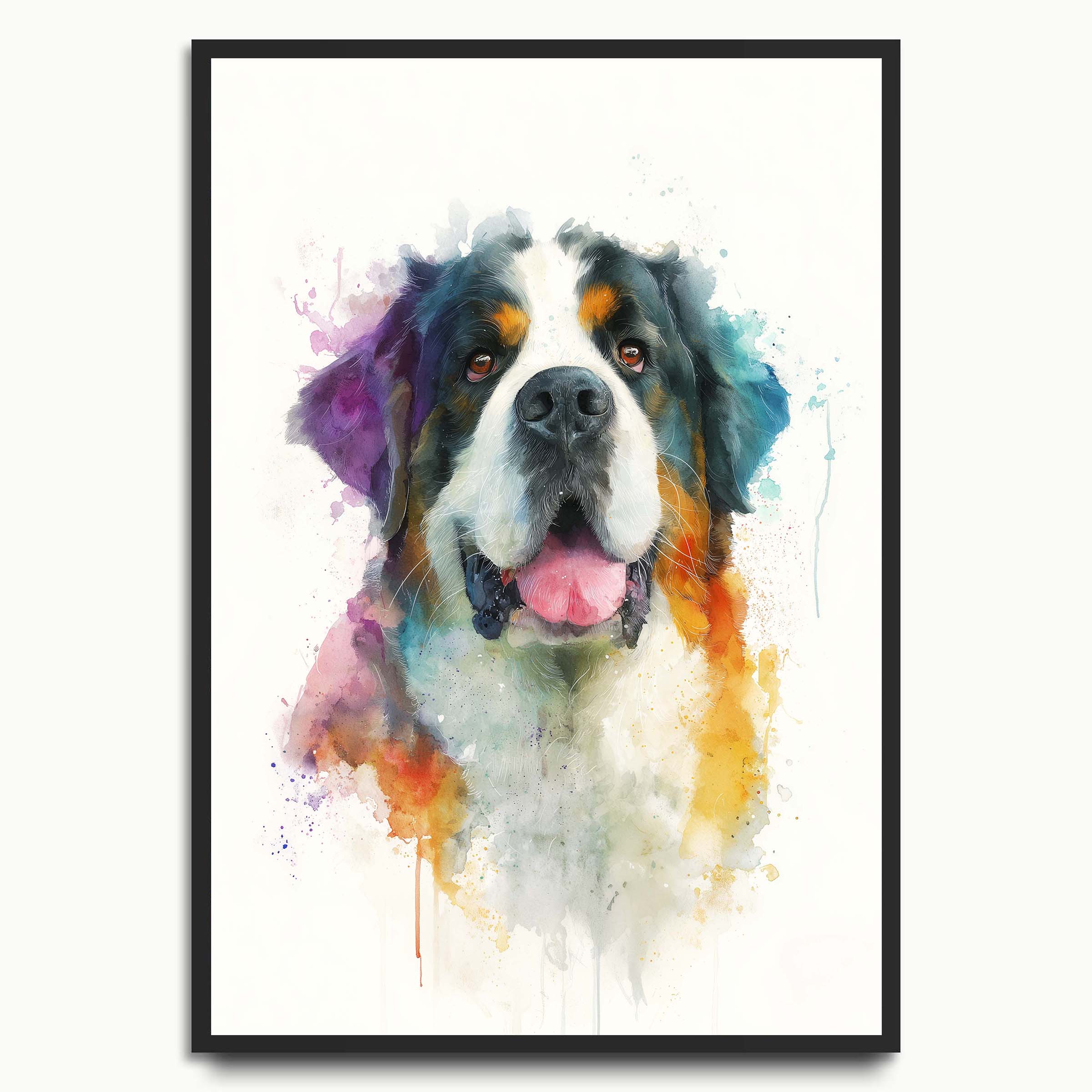Colour Burst St Bernard