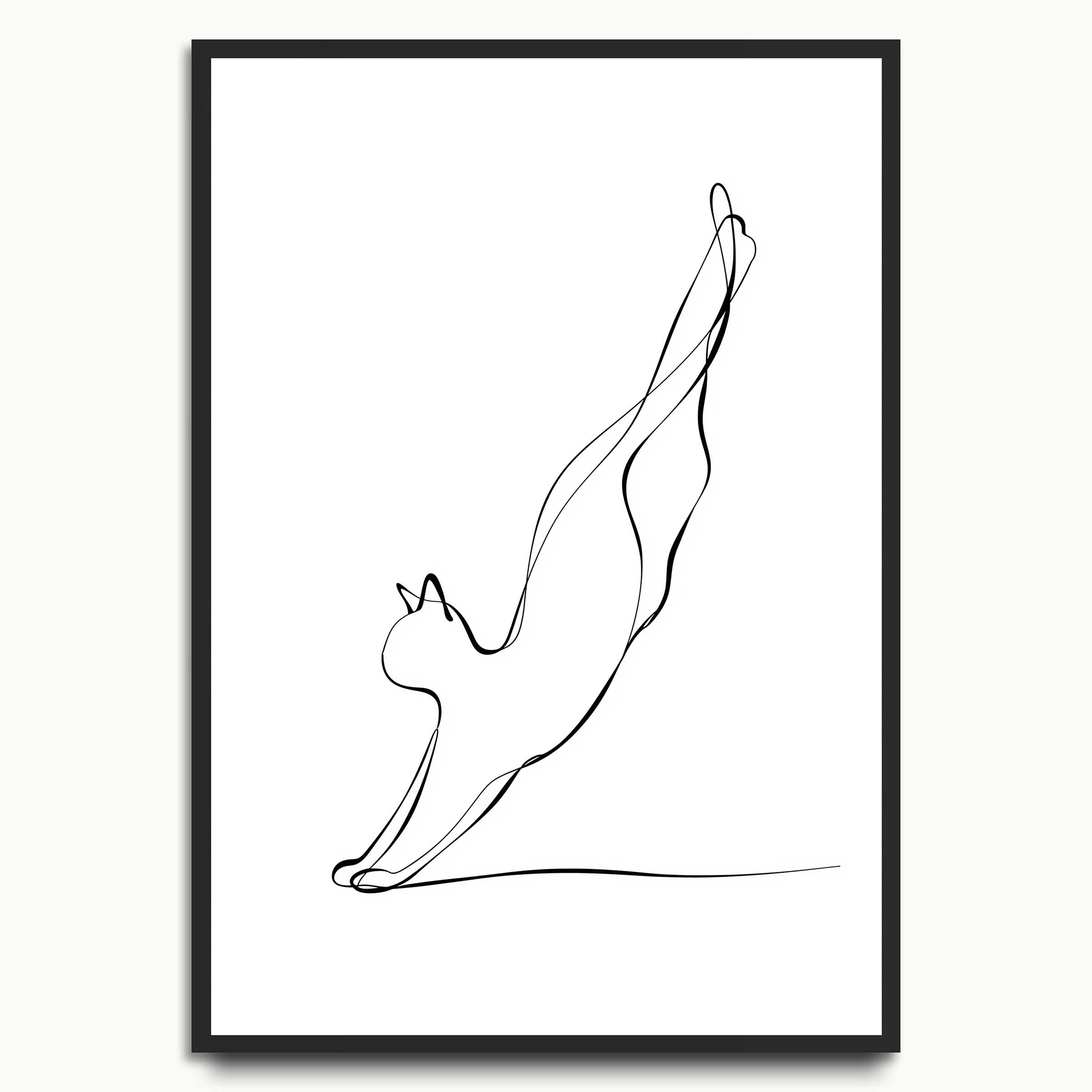 Stretching Cat Line