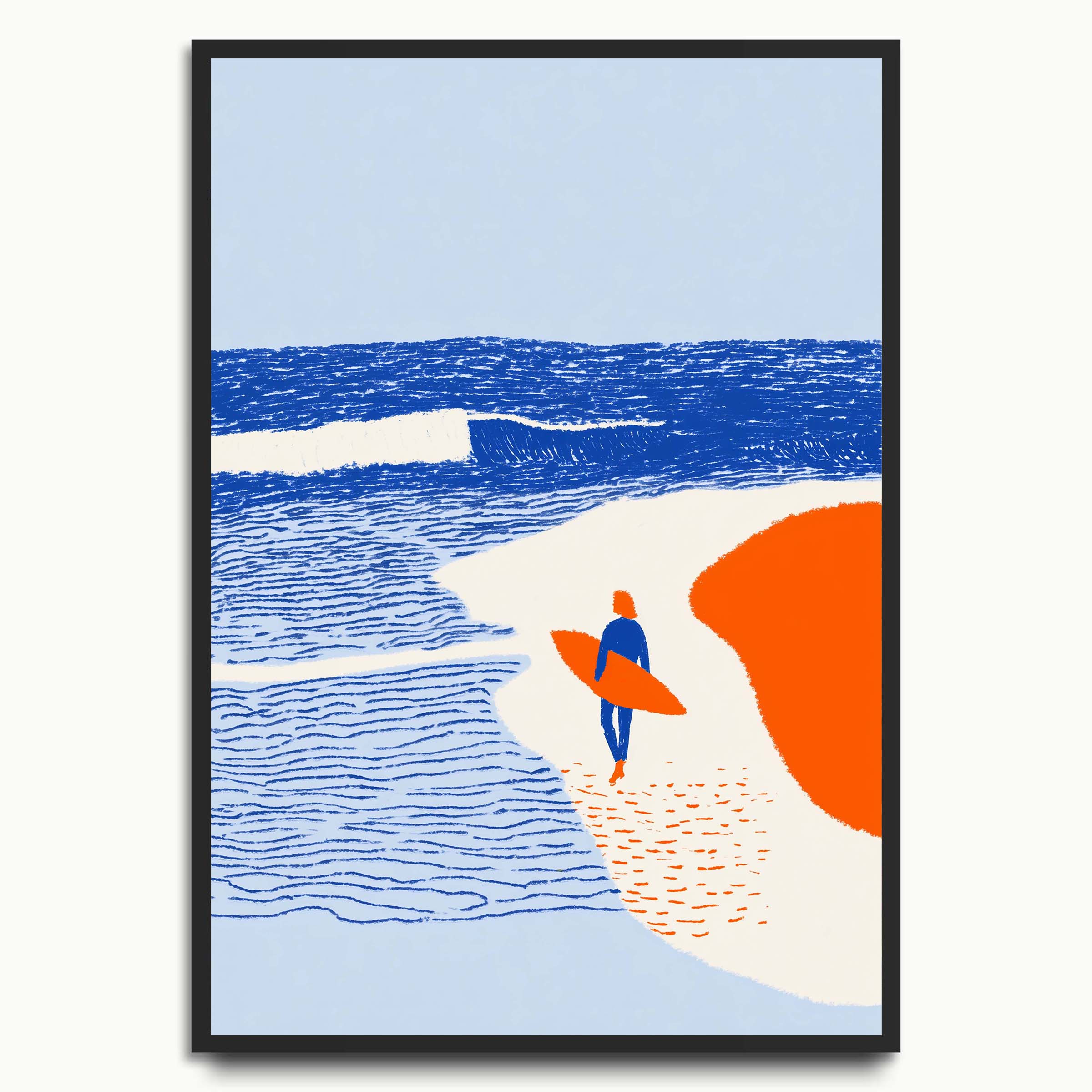 Orange Cove Surfer