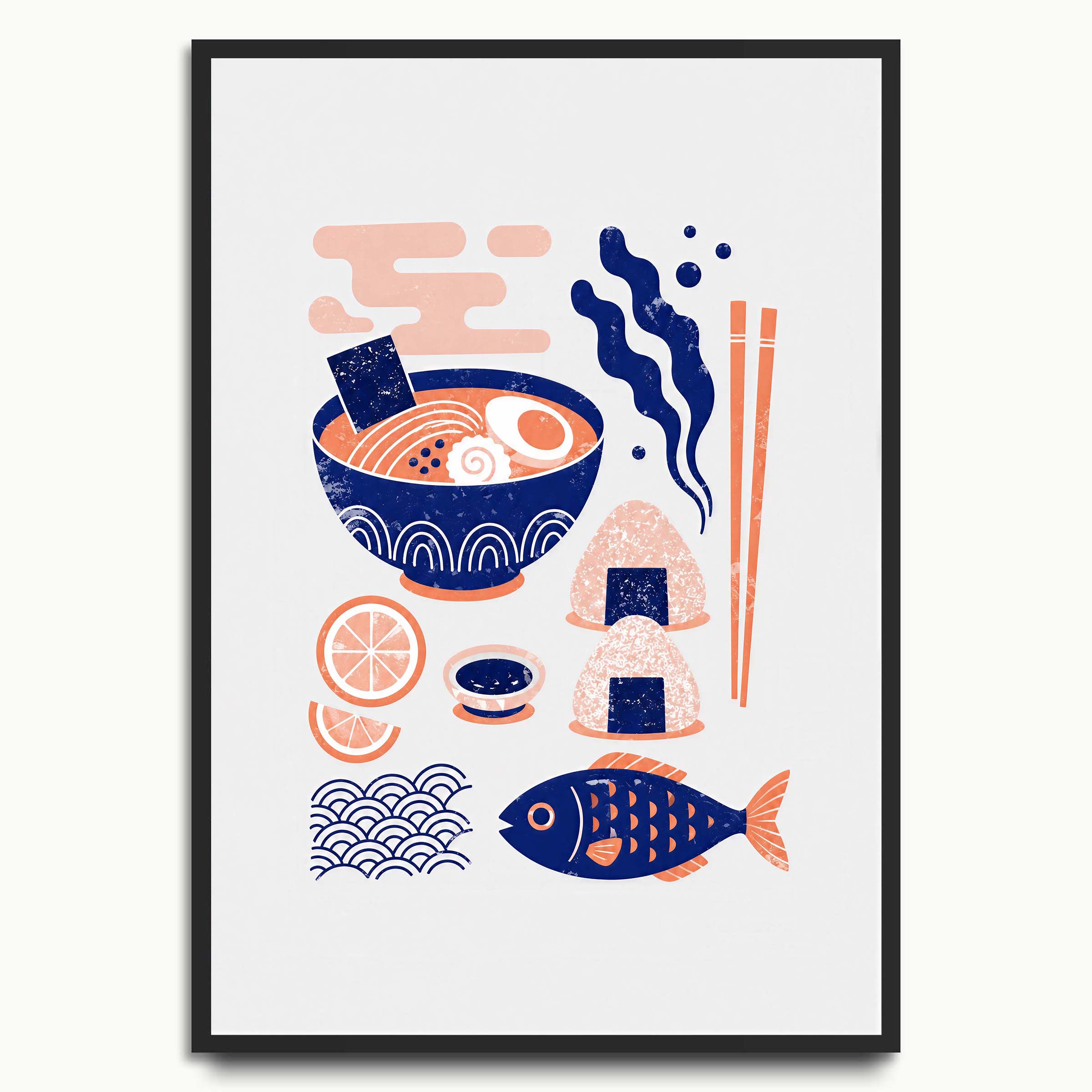 Ramen and Fish Icons