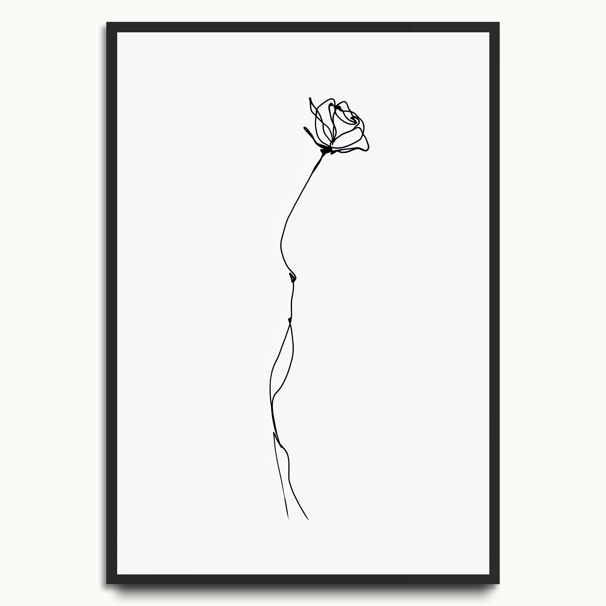 Single Rose Line