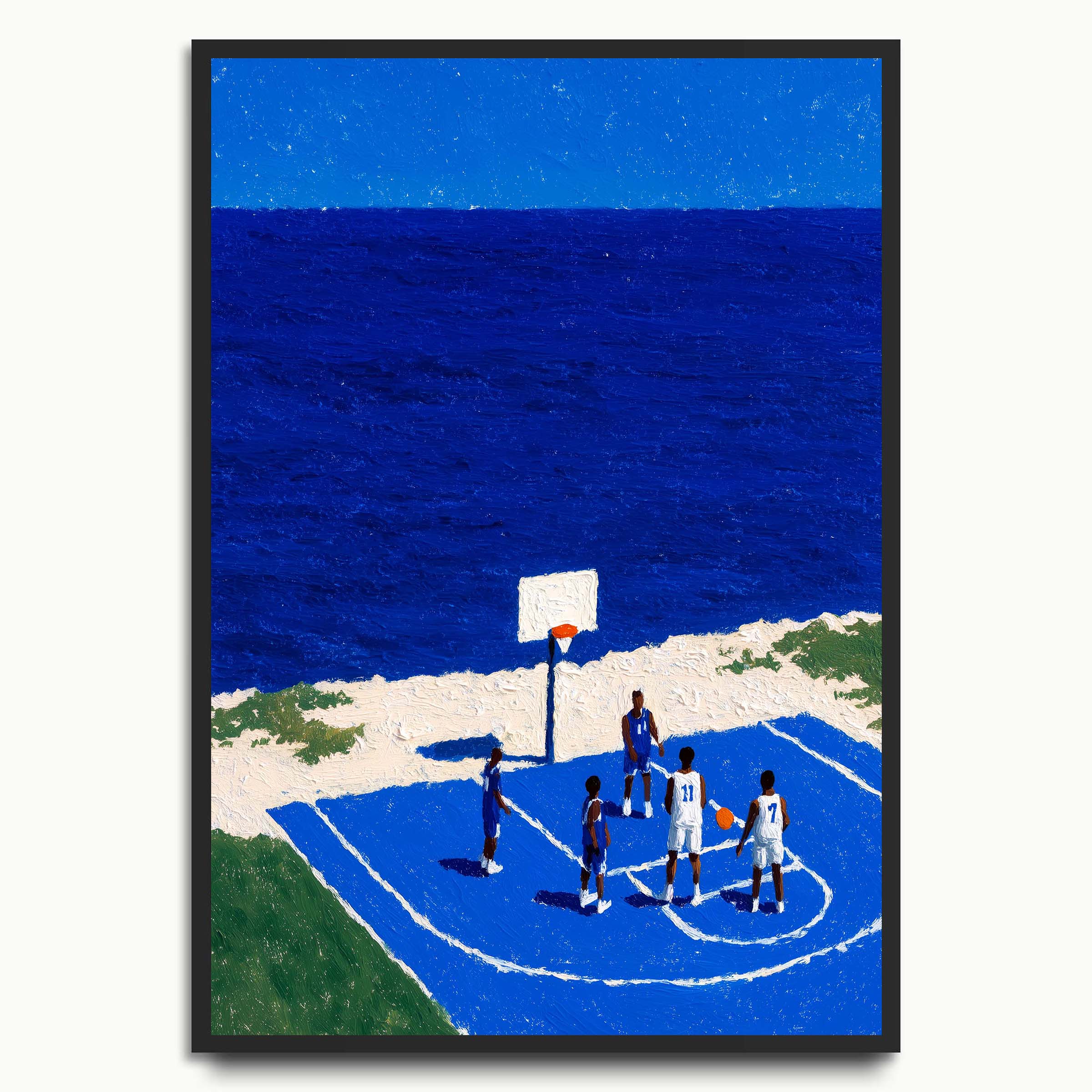 Basketball by the Sea