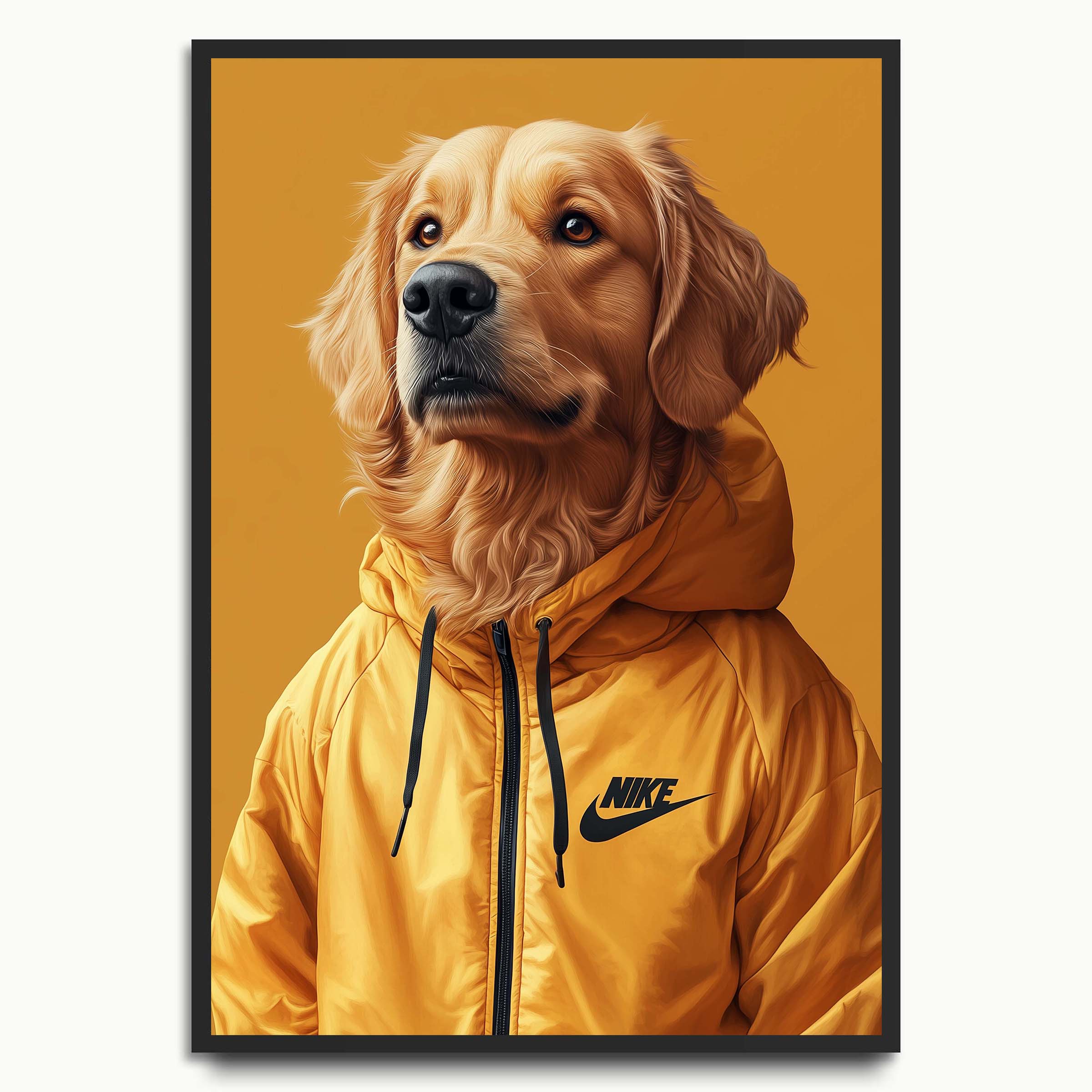Golden Retriever in Jacket