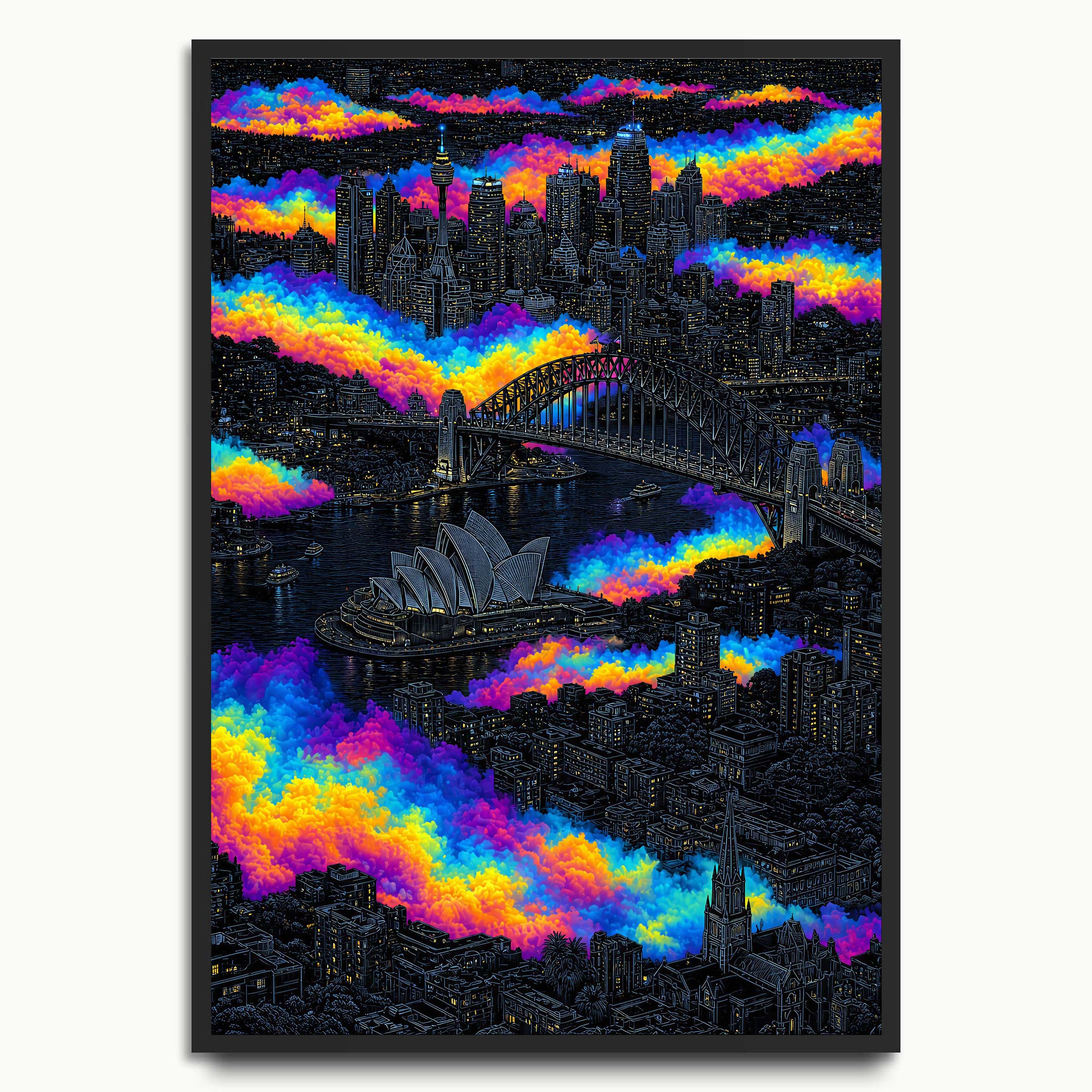 Neon City Canals