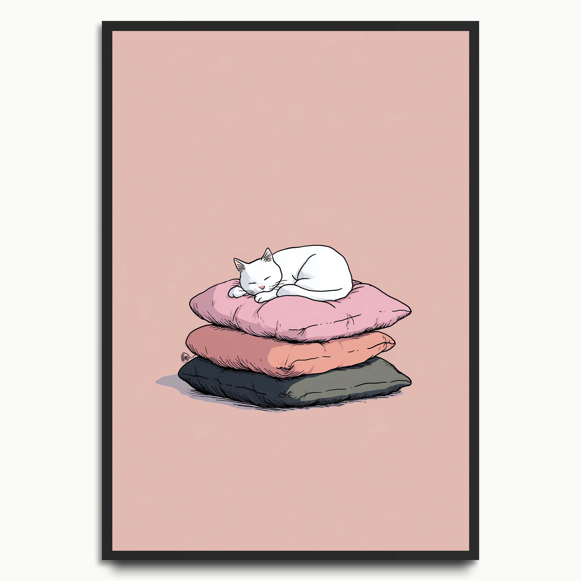 Cat on Cushions