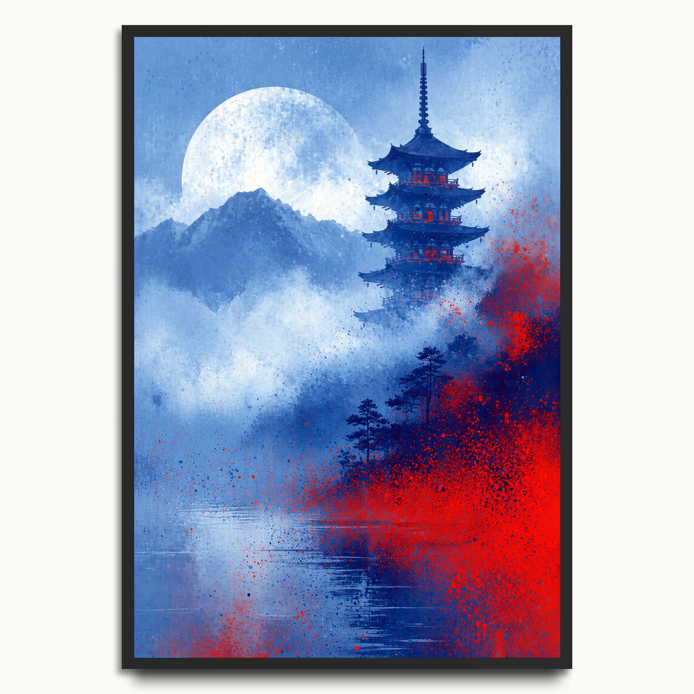 Pagoda Moonrise