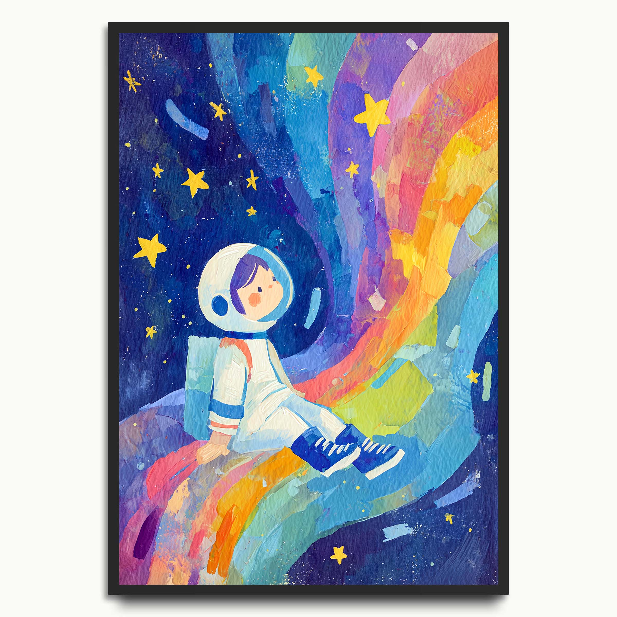 Astronaut on Rainbow