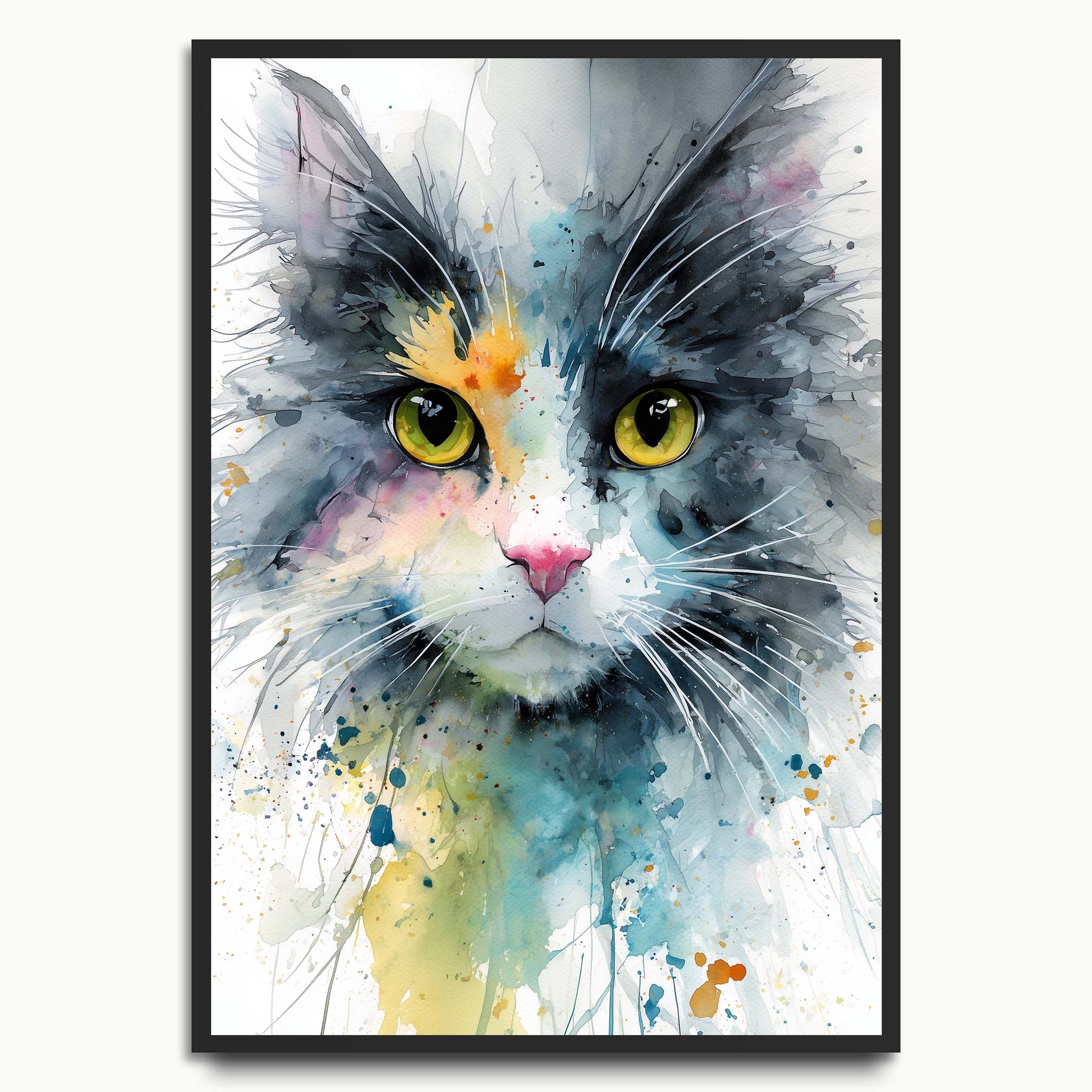 Colour Burst Cat
