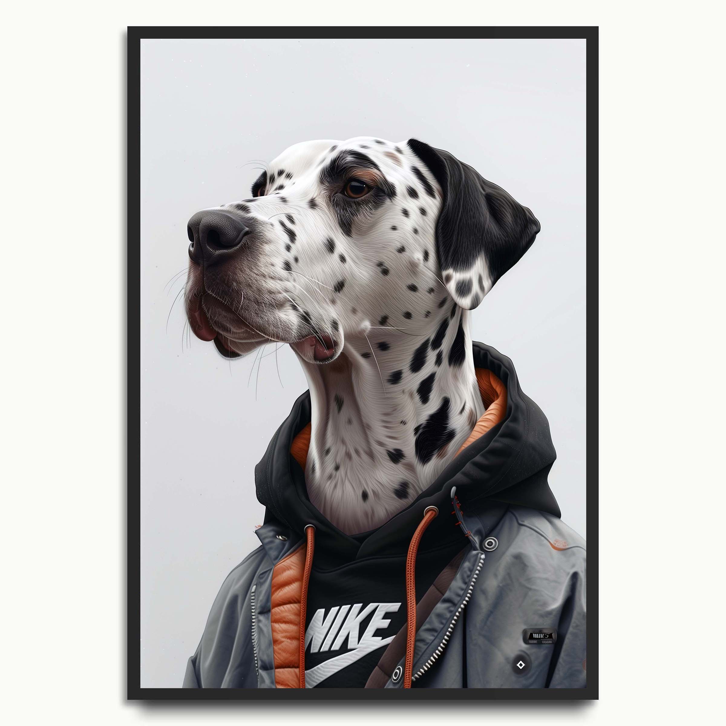 Dalmatian in Hoodie