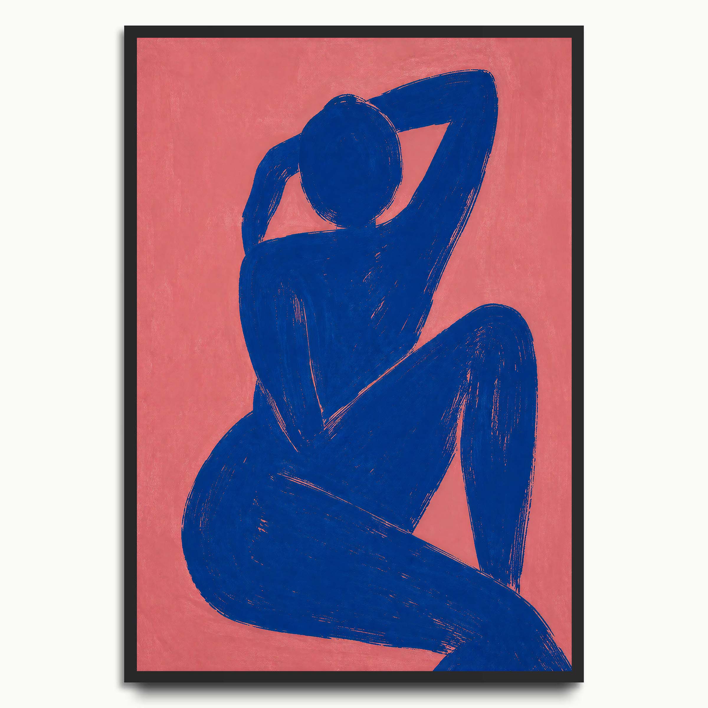 Blue Reclining Figure