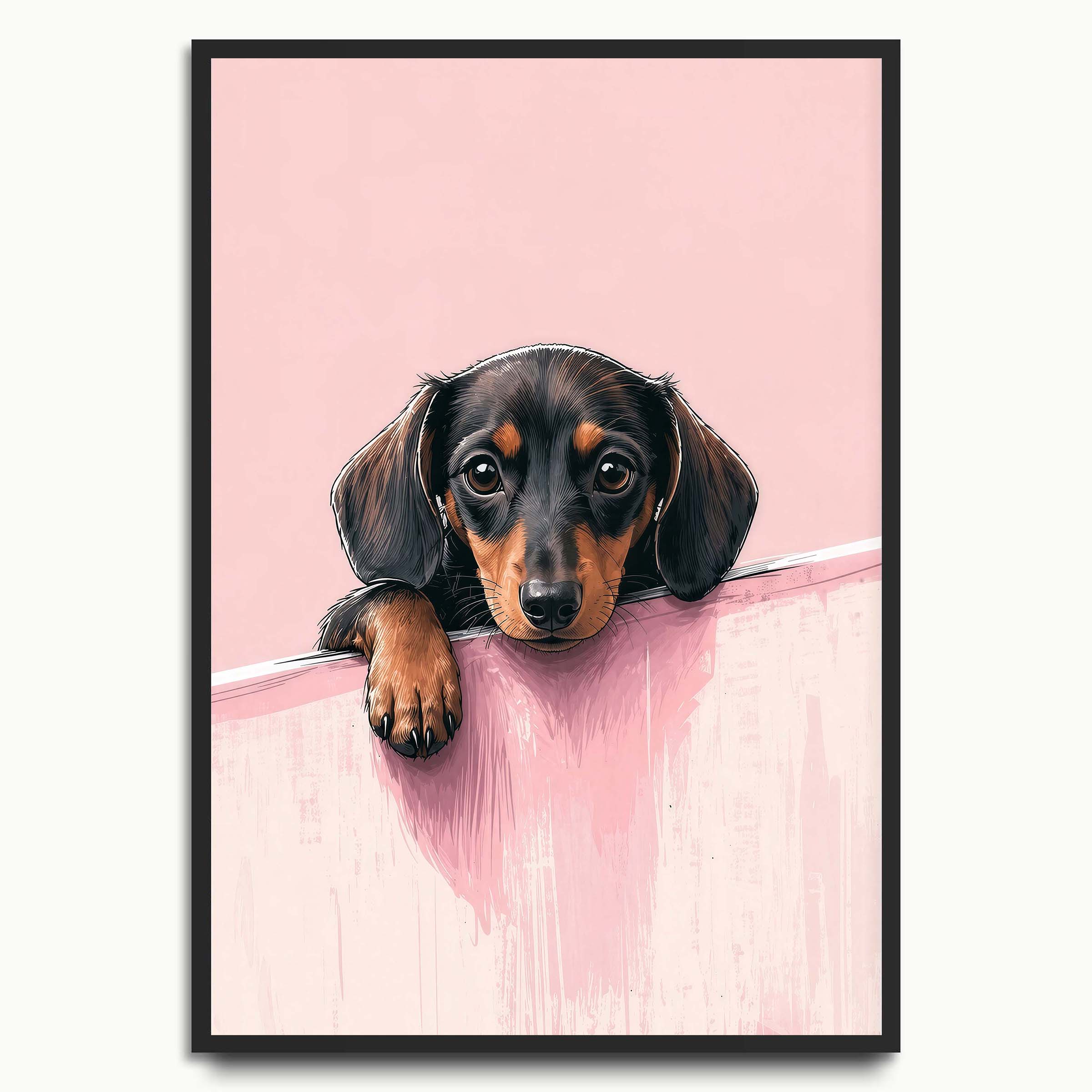 Dachshund Peek
