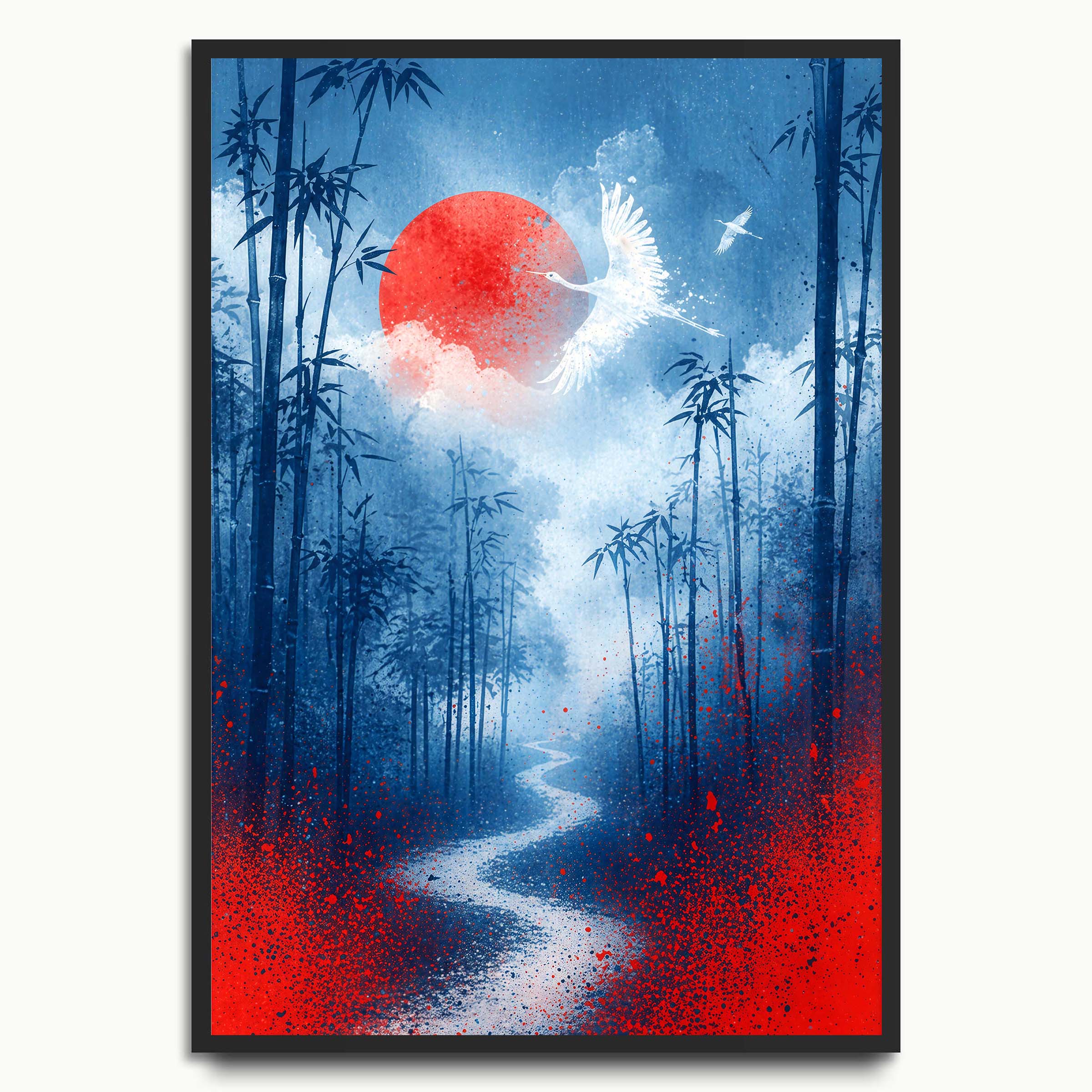Moonlit Forest Path