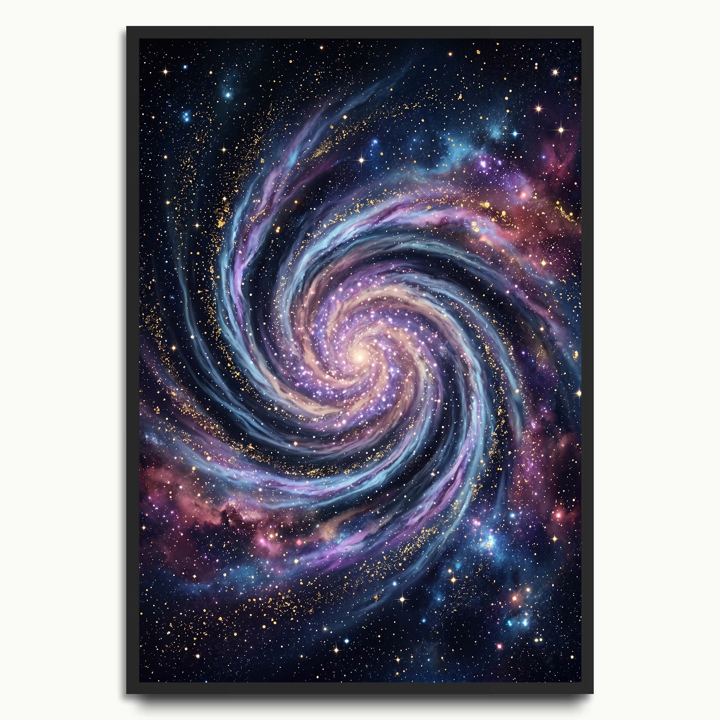 Violet Spiral Galaxy