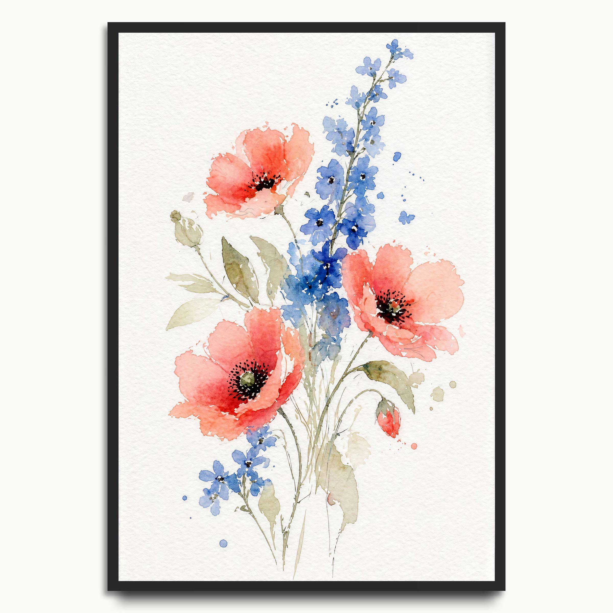 Watercolour Plants