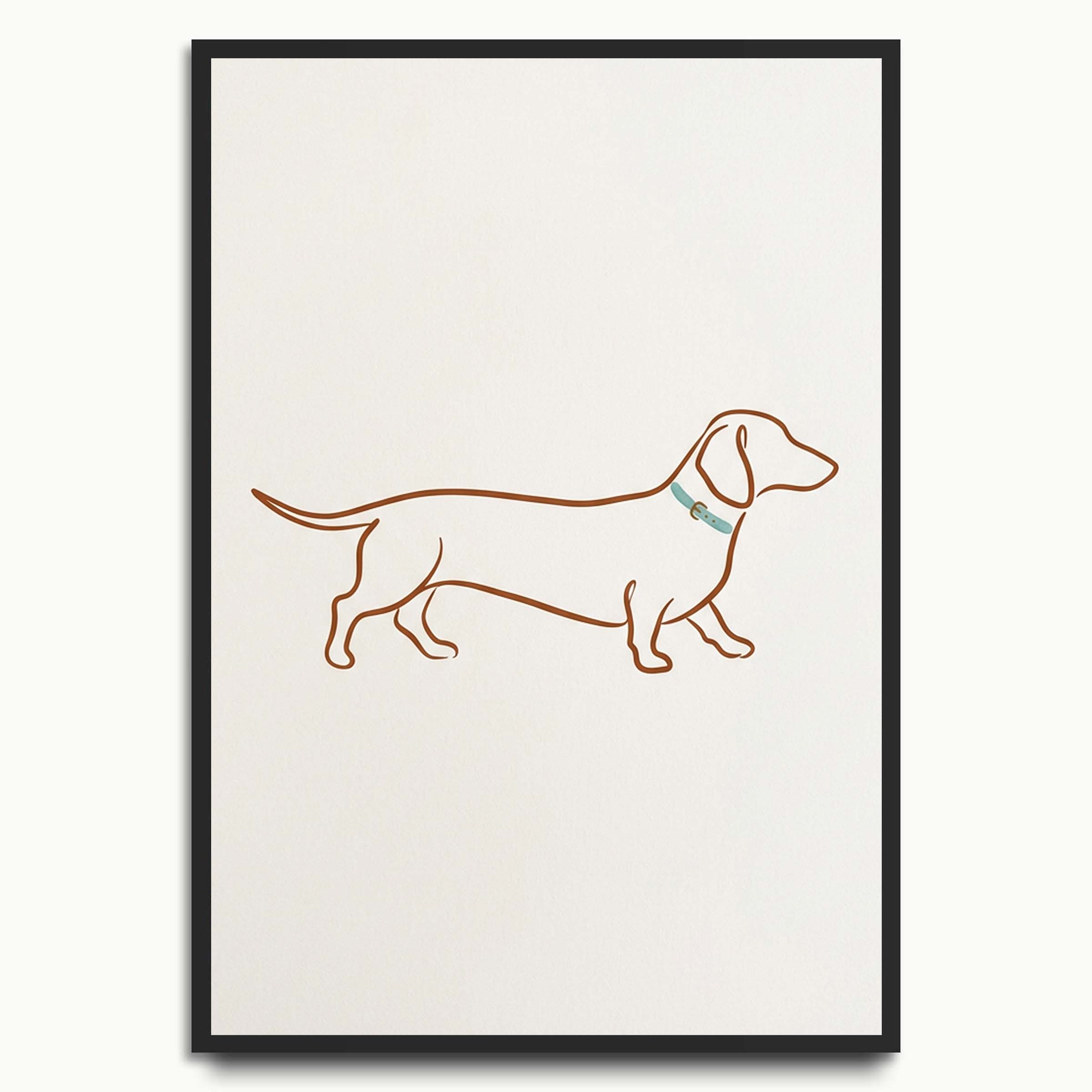 Dachshund Outline