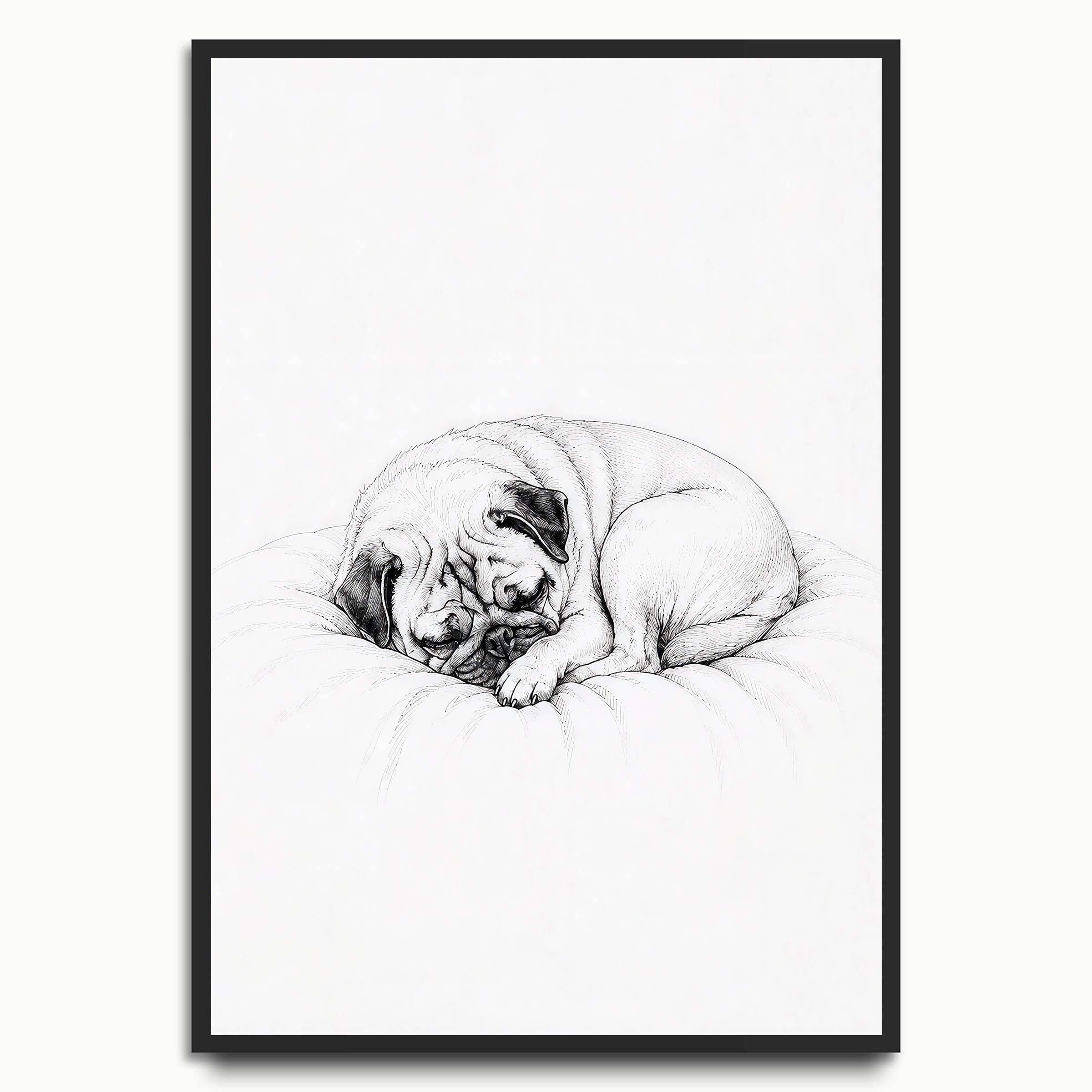 Sleepy Puppy Sketch