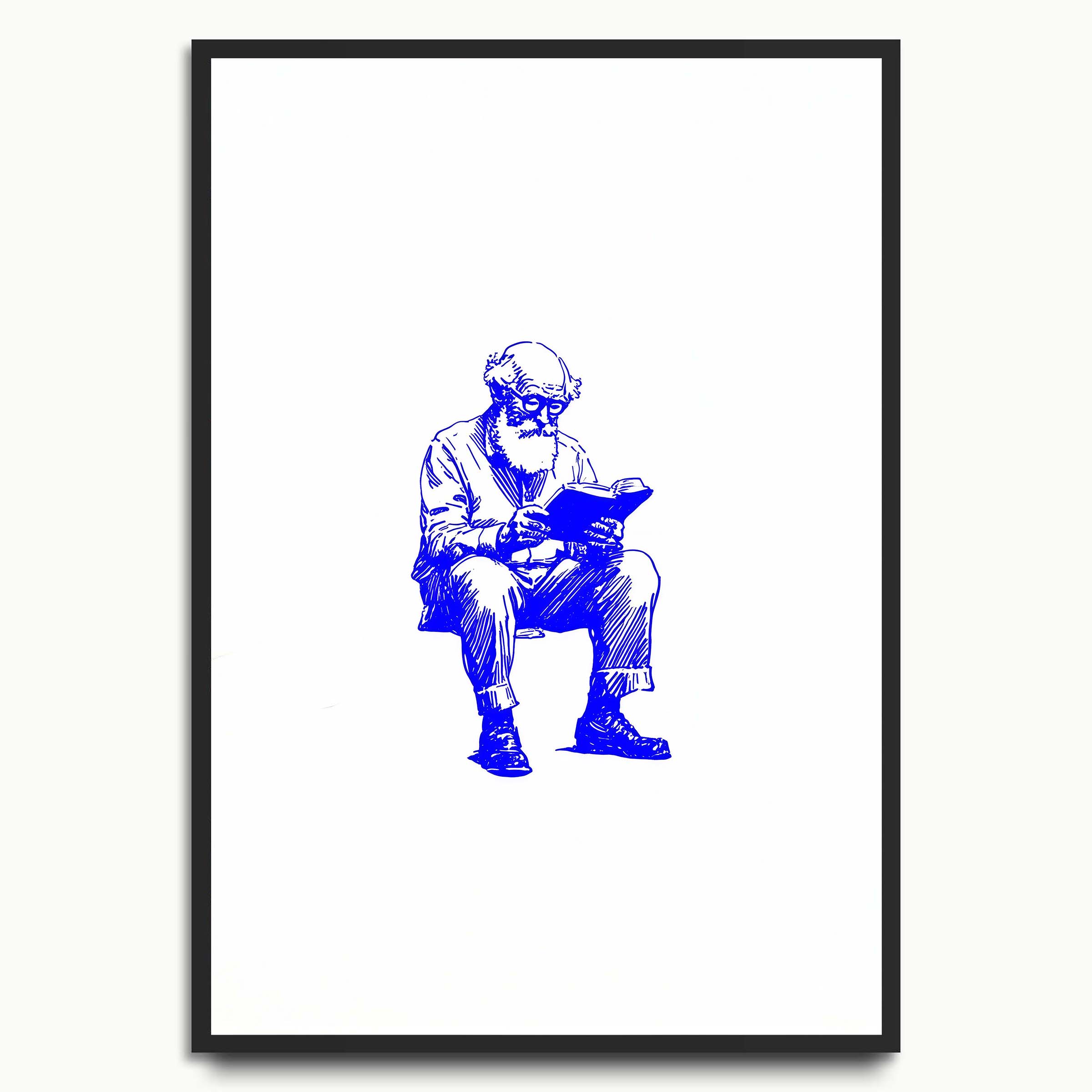 Sitting Down Statue