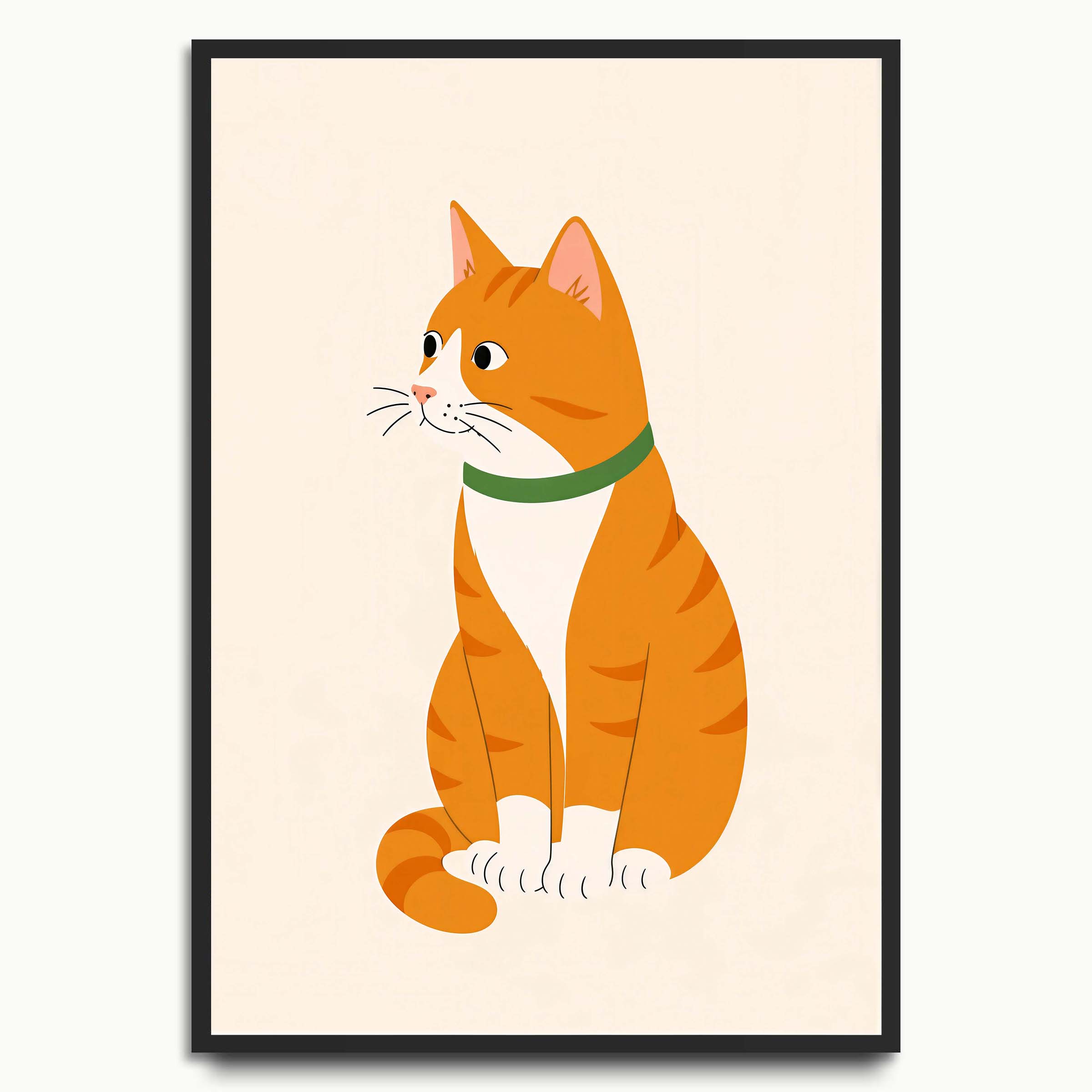 Minimalistic Ginger Cat