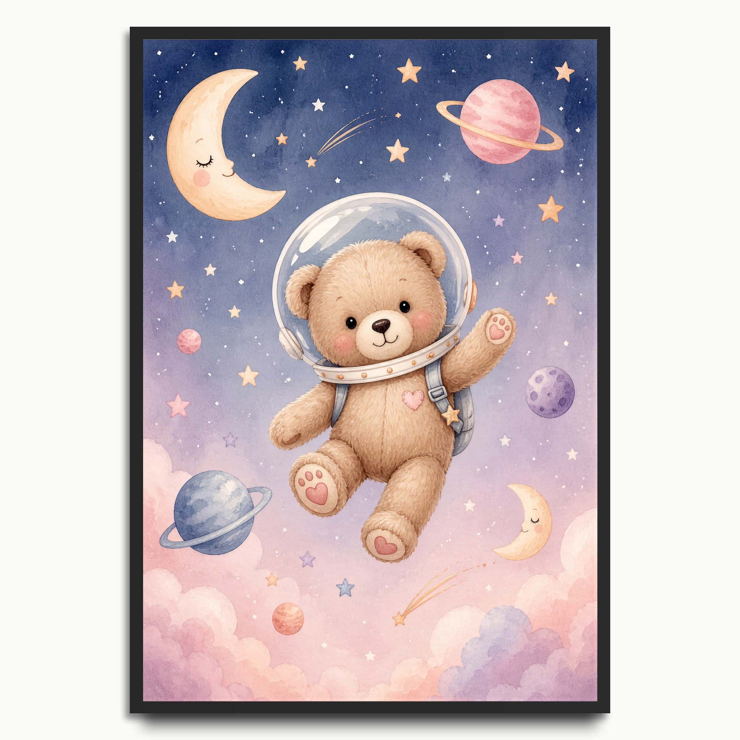 Teddy Astronaut space & celestial prints