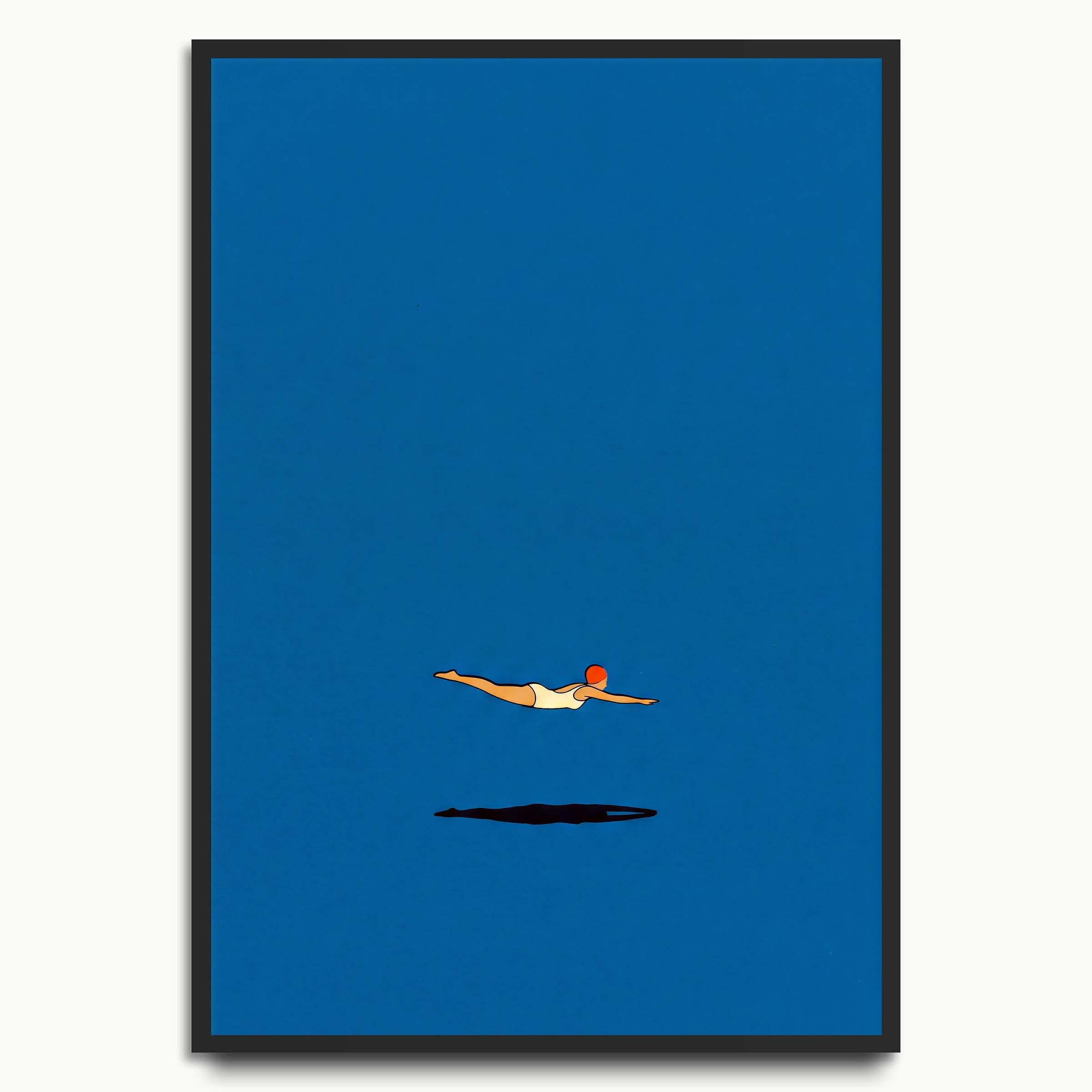 Blue Water Drifter landscape art prints