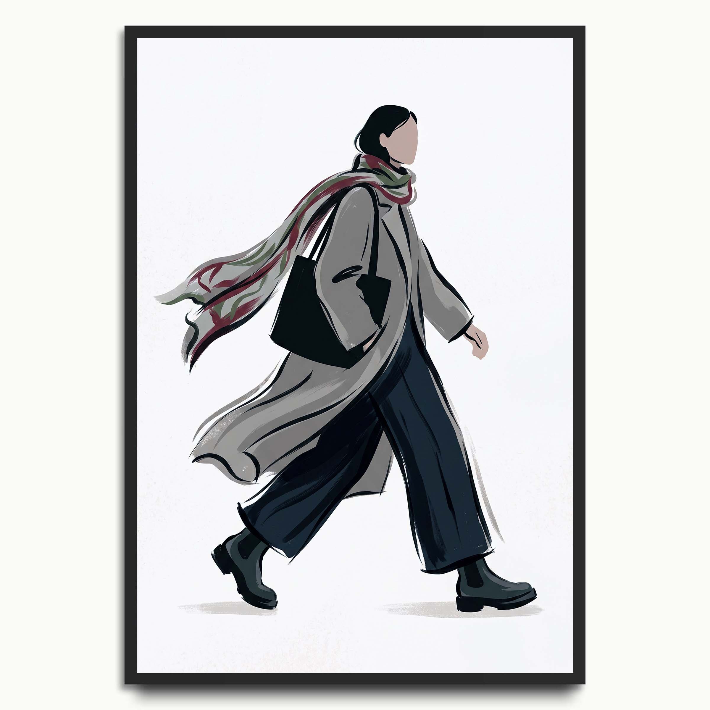 City Walker portrait & figure prints