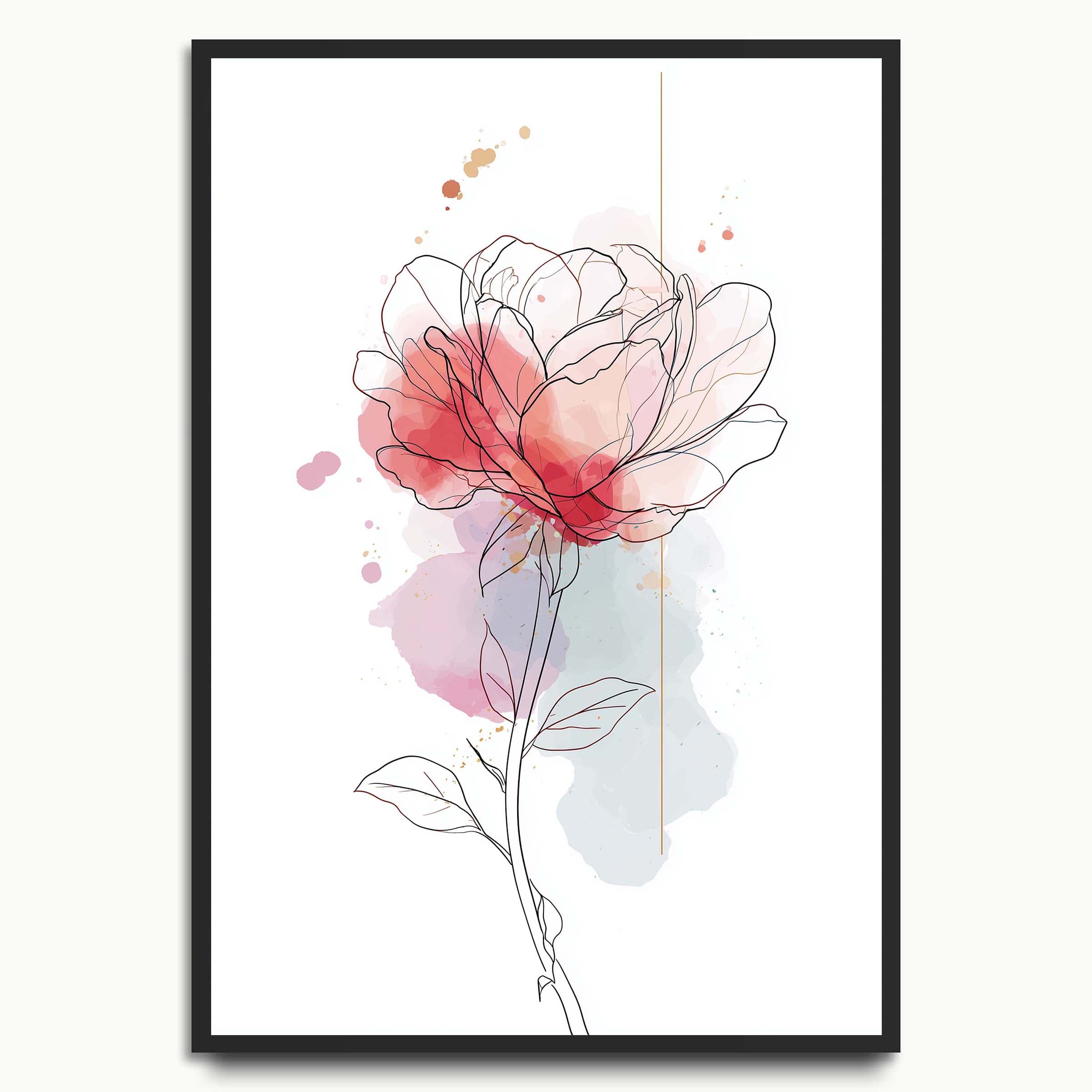 Blush Line Bloom botanical & flower prints