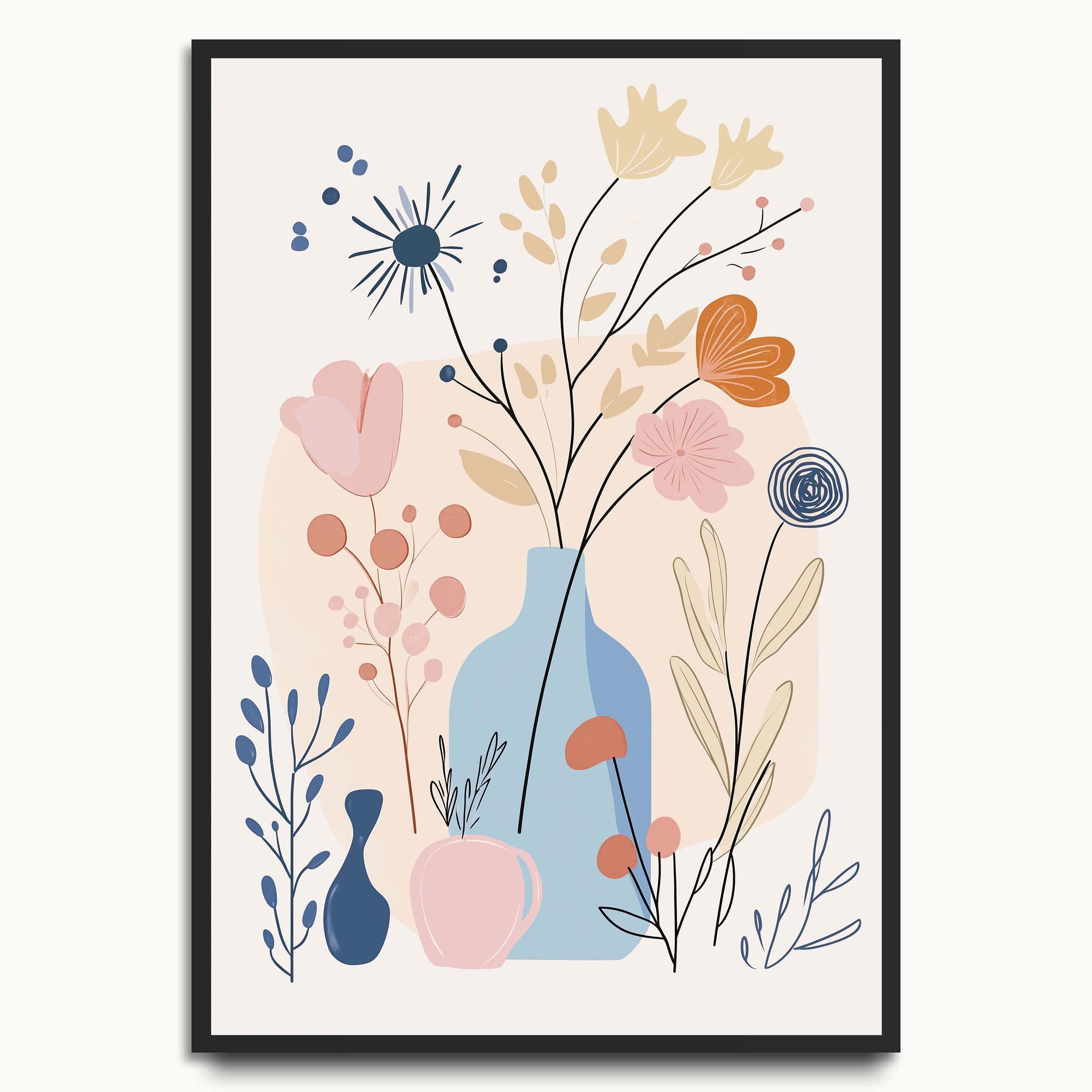 Pastel Plants botanical & flower prints