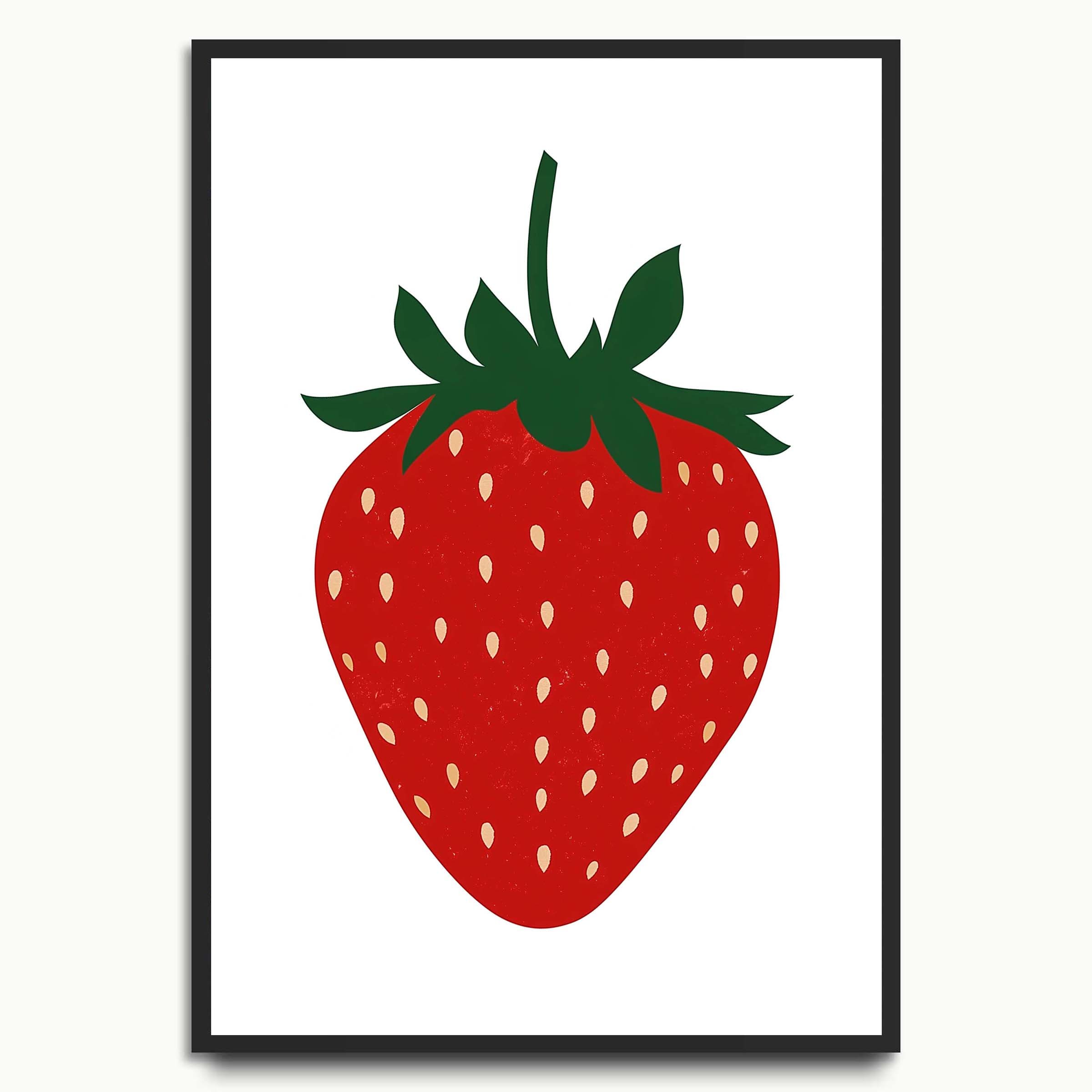 Strawberry Simplicity food & drink prints