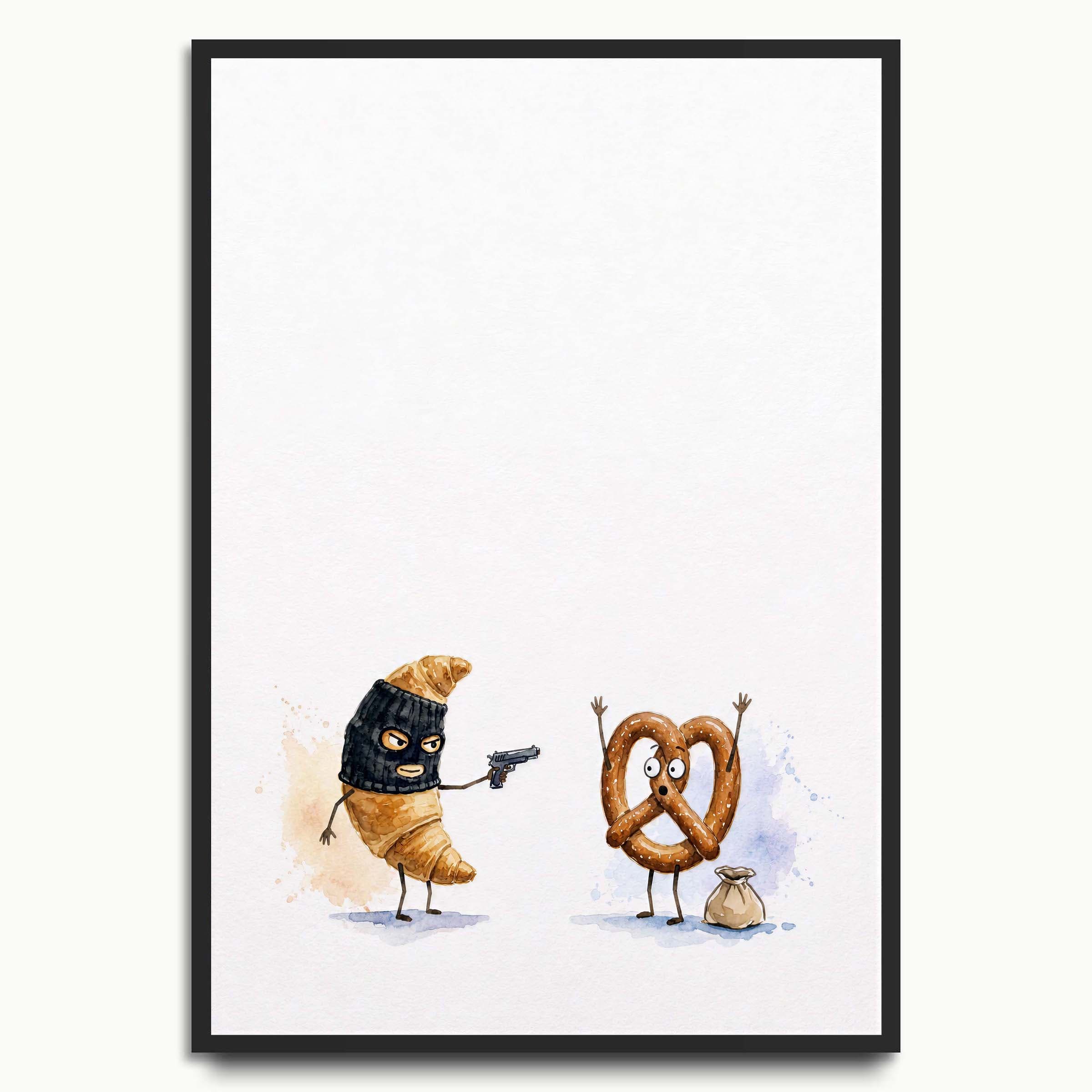 Pretzel Friends food & drink prints