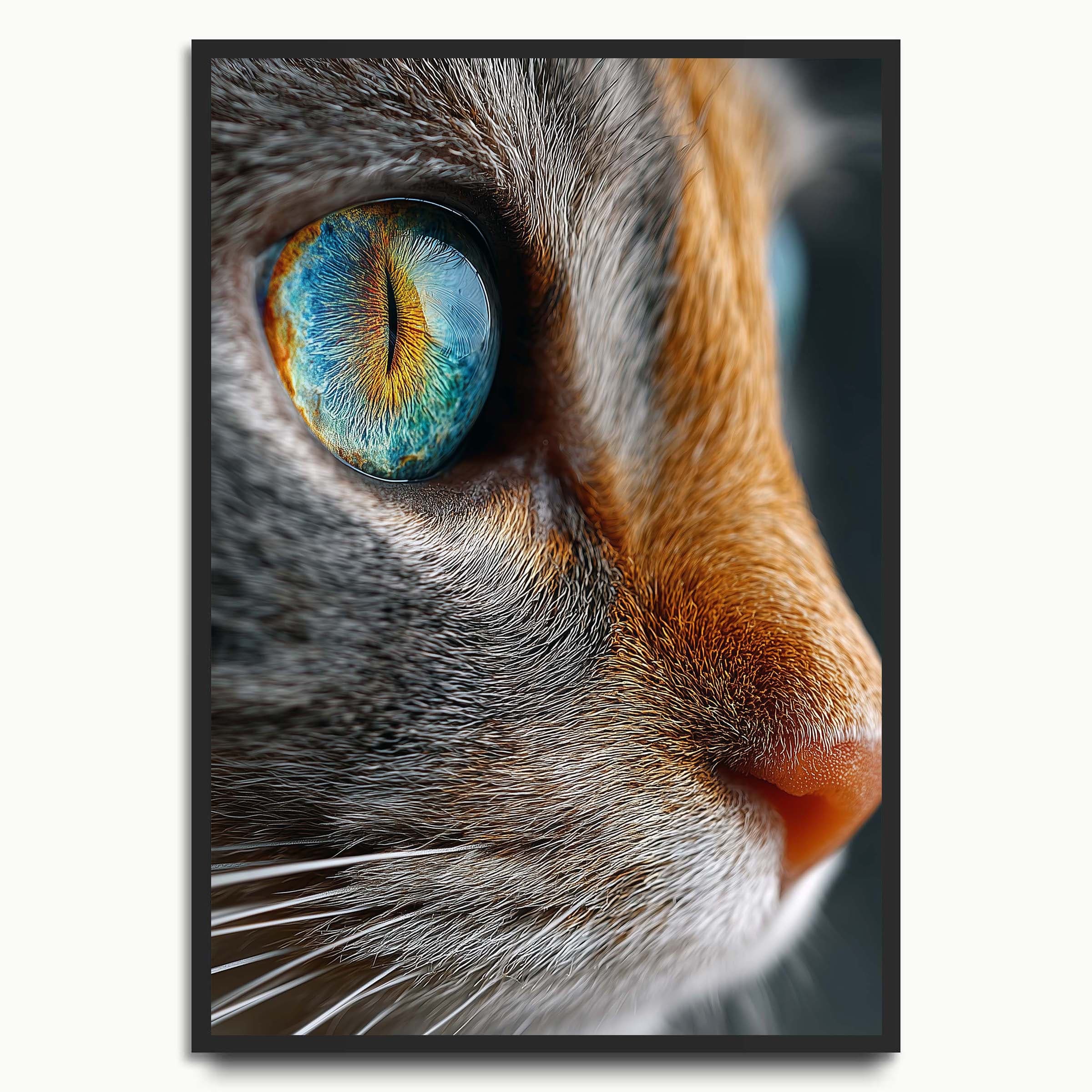 Cat Eye Close-Up cat art prints