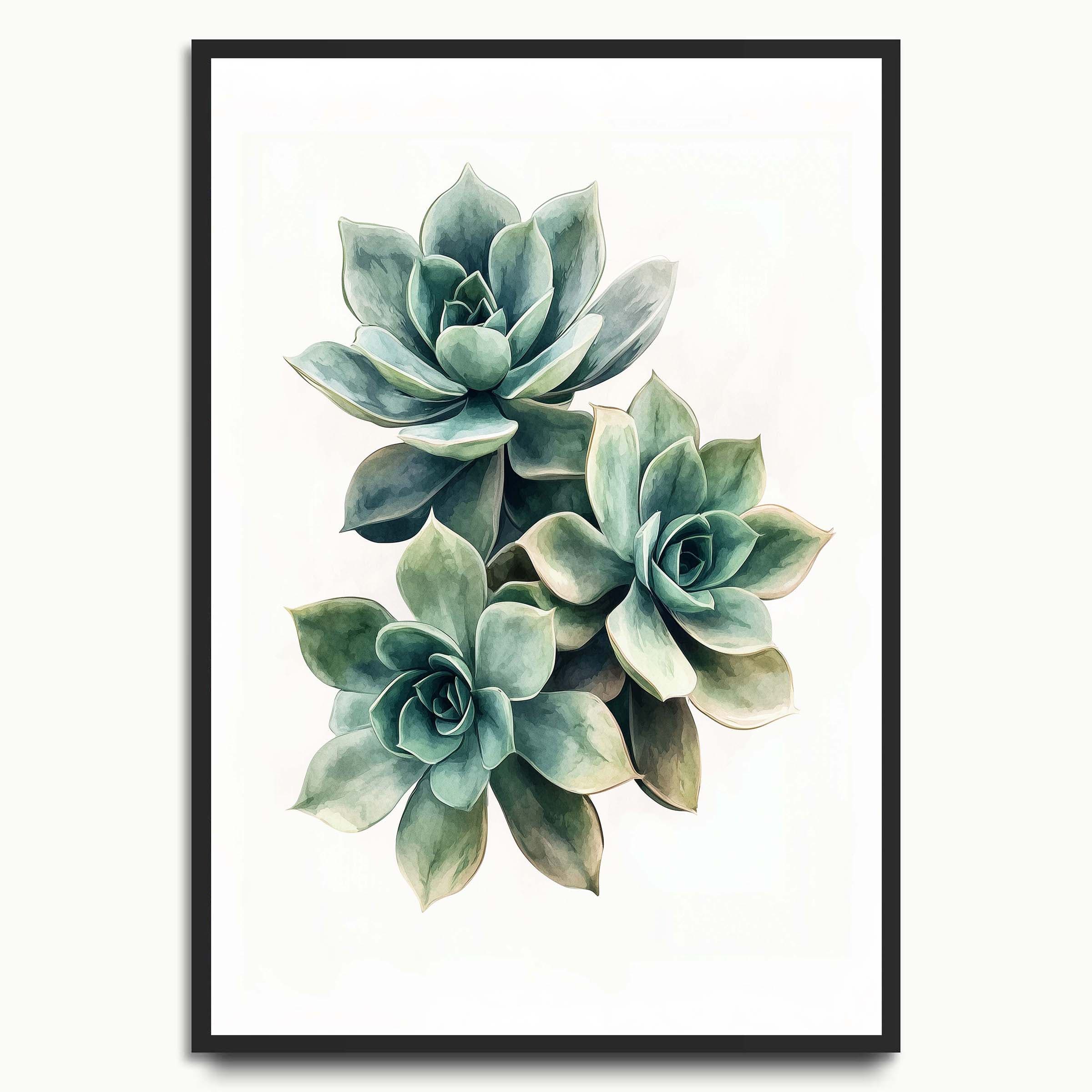 Succulent Trio botanical & flower prints