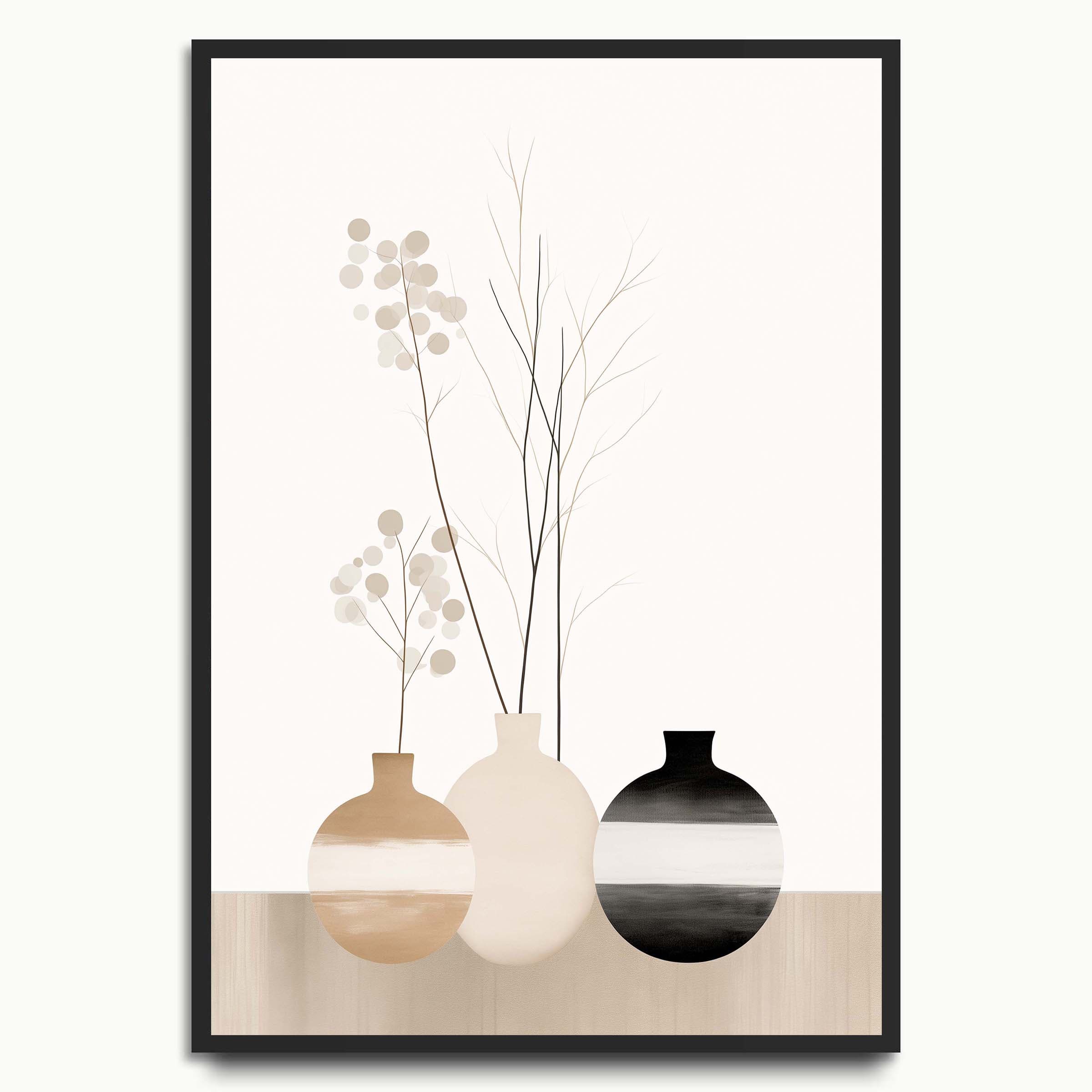 Muted Vessels botanical & flower prints