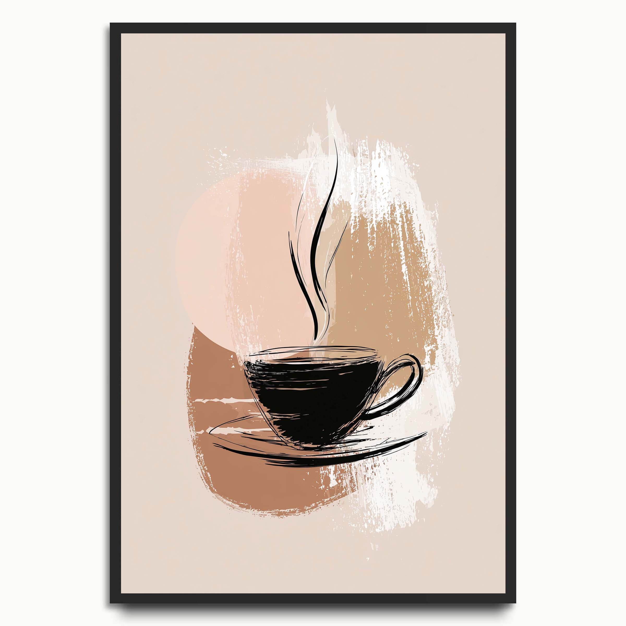 Morning Coffee Steam food & drink prints