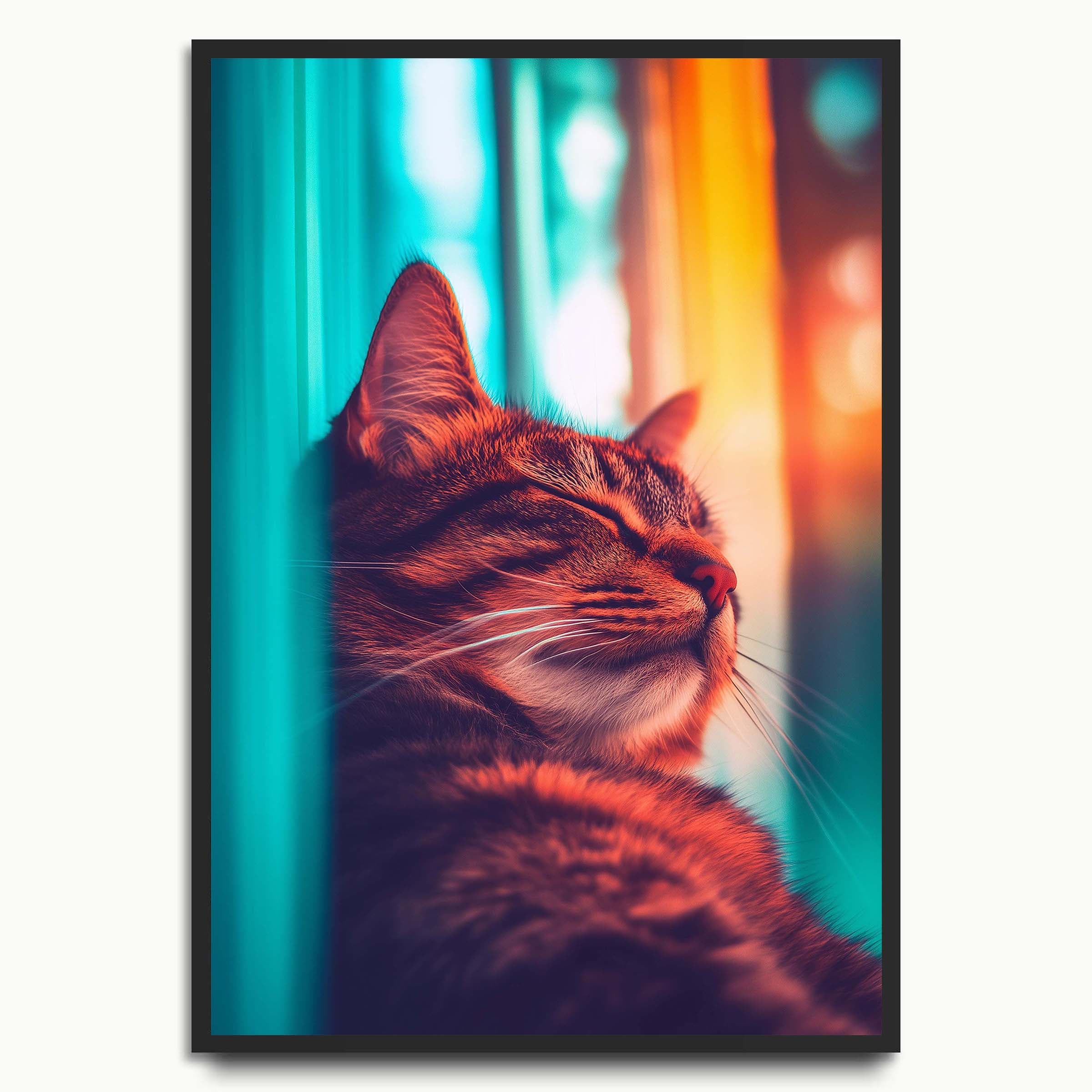 Blinded by the Lights cat art prints