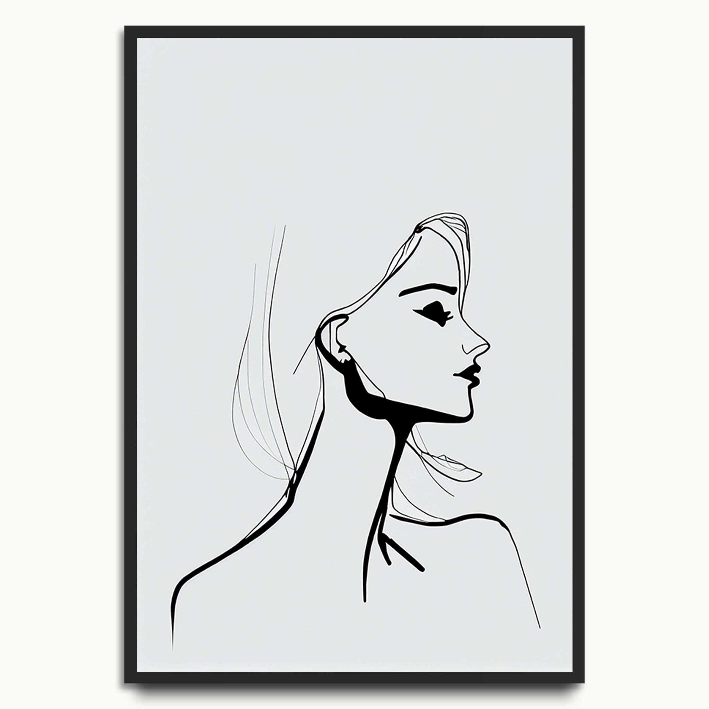 Grace in Line portrait & figure prints