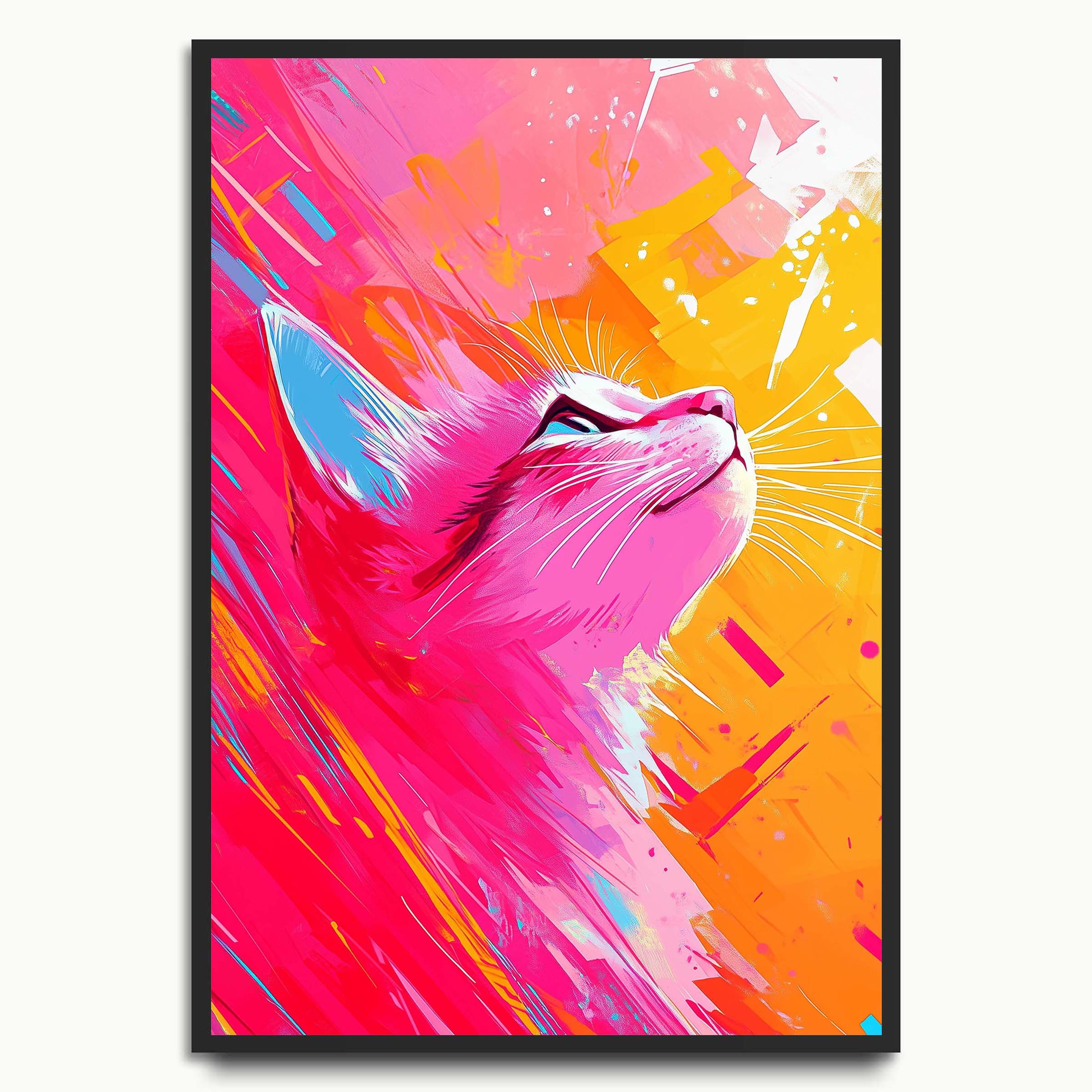 Radiant Feline cat art prints
