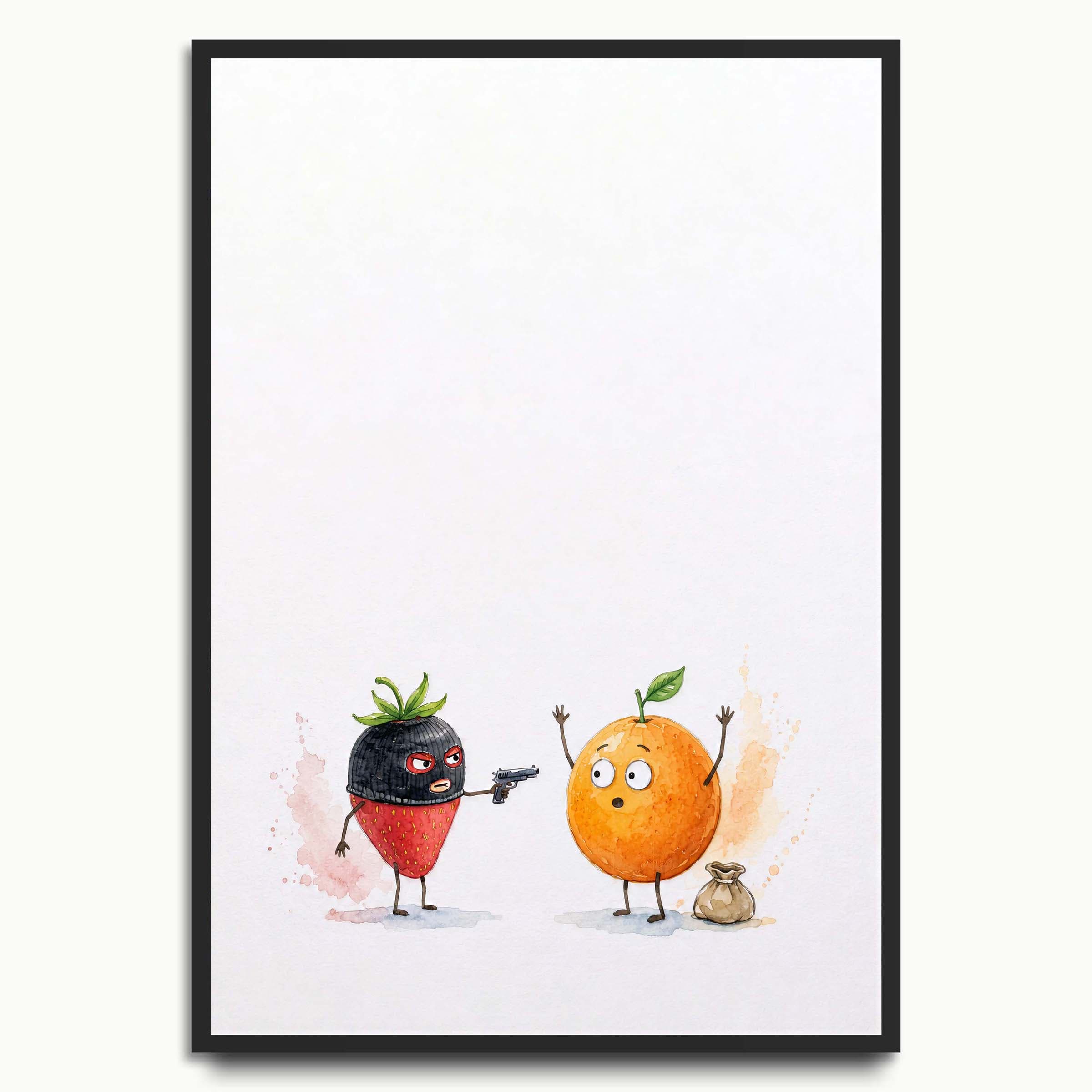 Tomato and Orange Friends food & drink prints