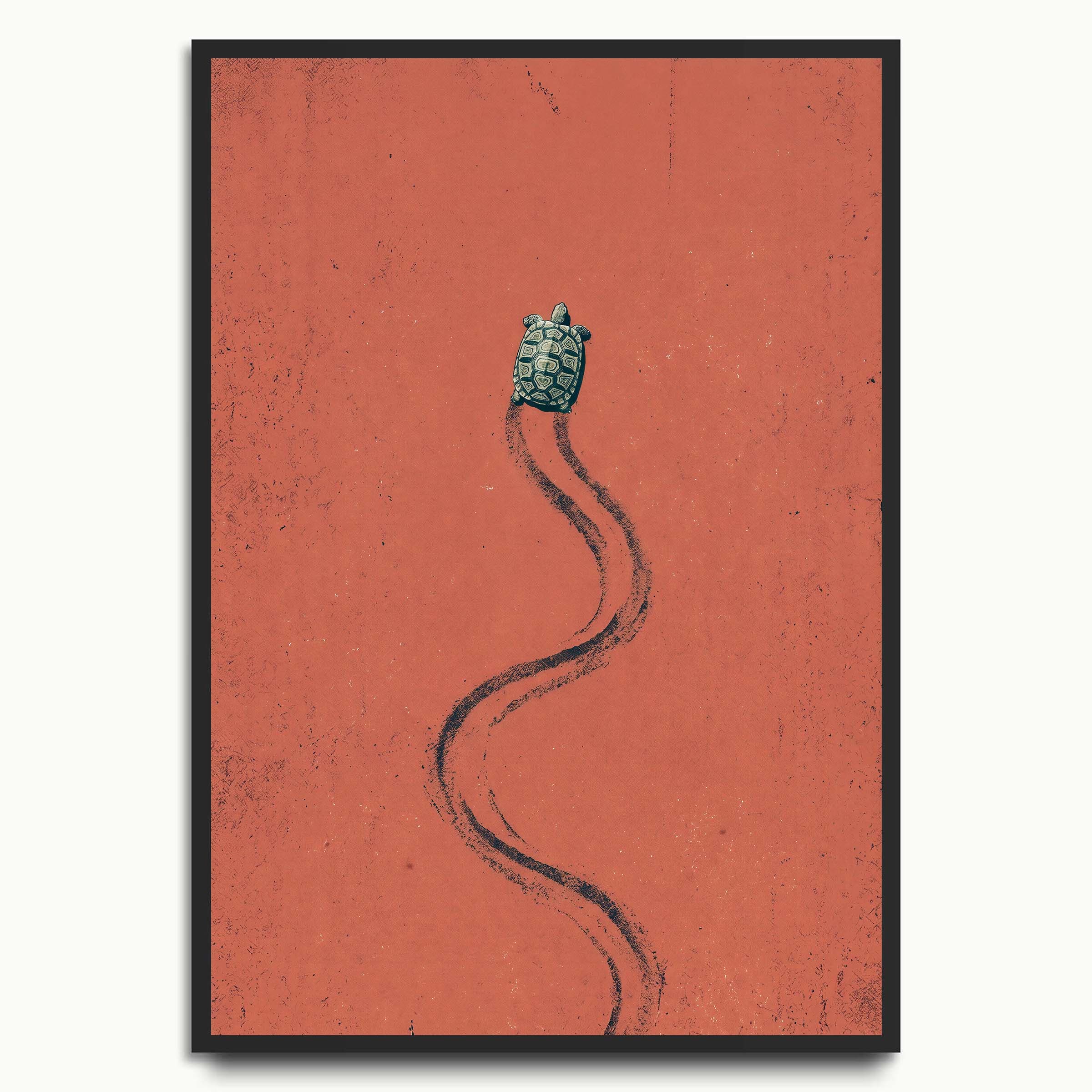 Coral Trail Hiker landscape art prints