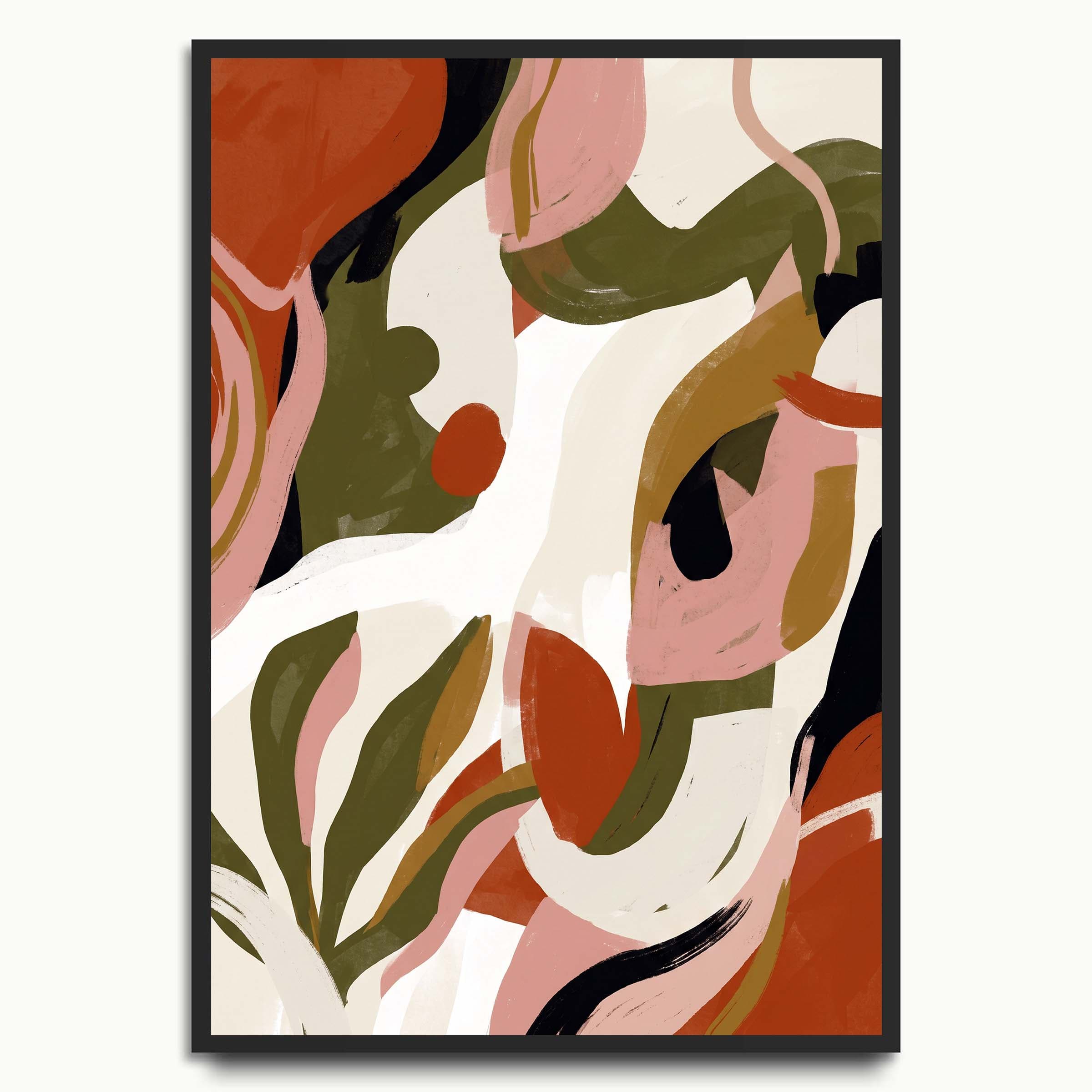Abstract Garden Rhythm botanical & flower prints