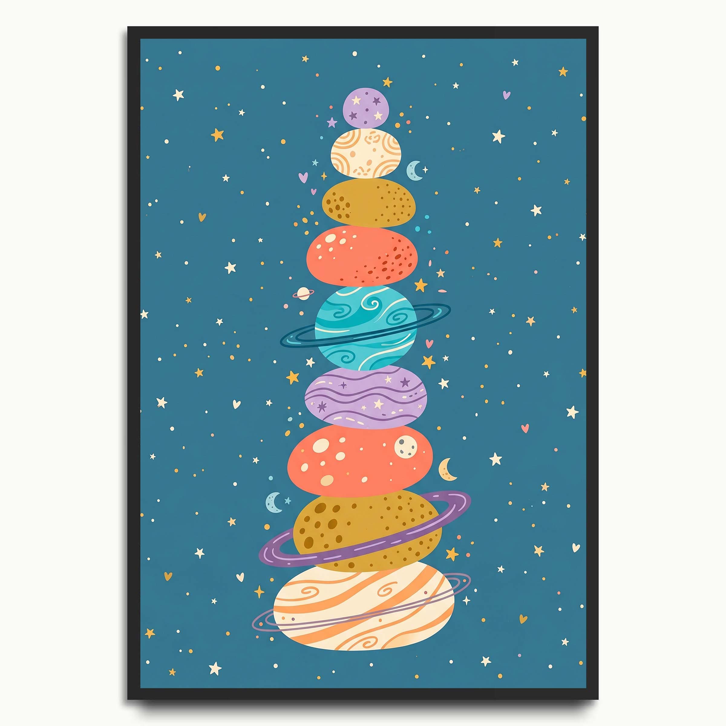 Planet Stack space & celestial prints