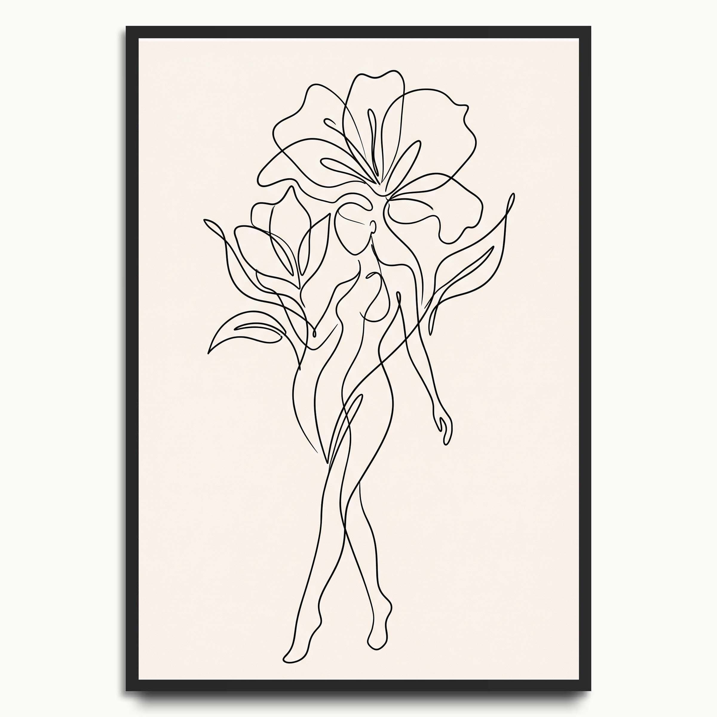 Hibiscus Muse portrait & figure prints
