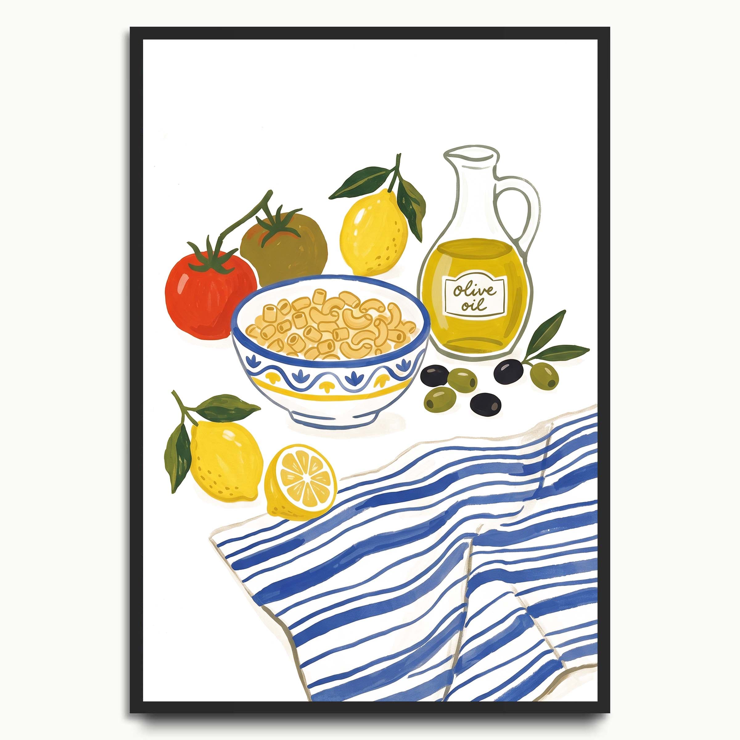 Mediterranean Pantry food & drink prints
