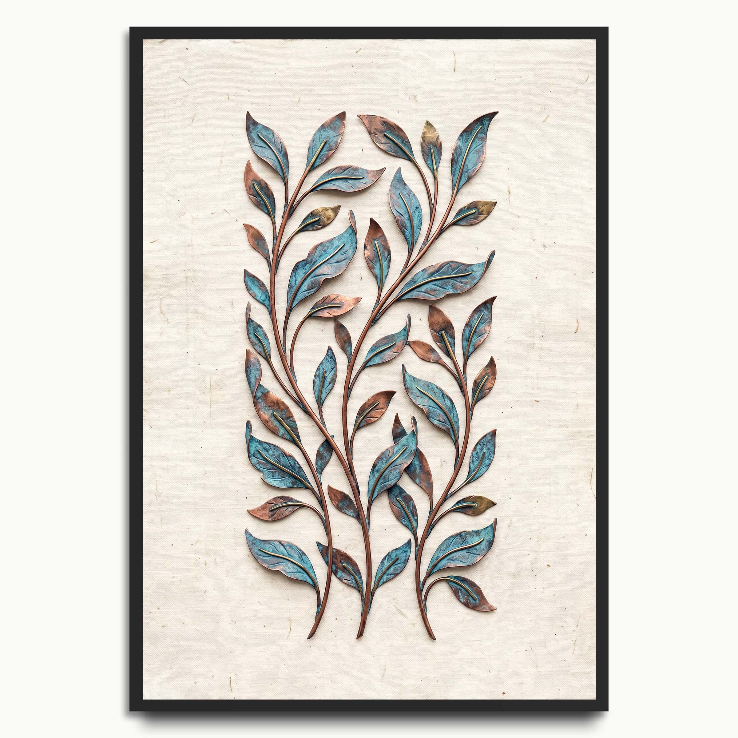 Verdigris Leaves botanical & flower prints